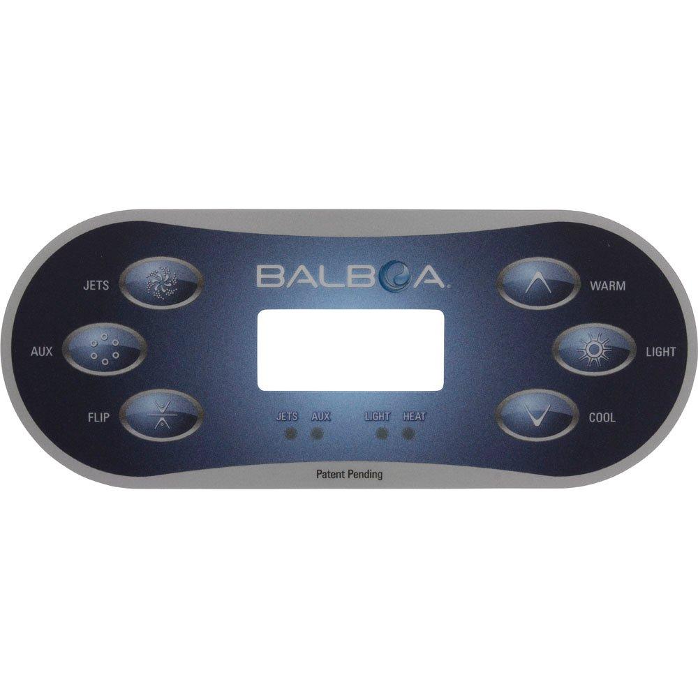 Balboa  Balboa Overlay Balboa BP Series,TP600,6 Button,P1,P2,Aux,Temp,Lt