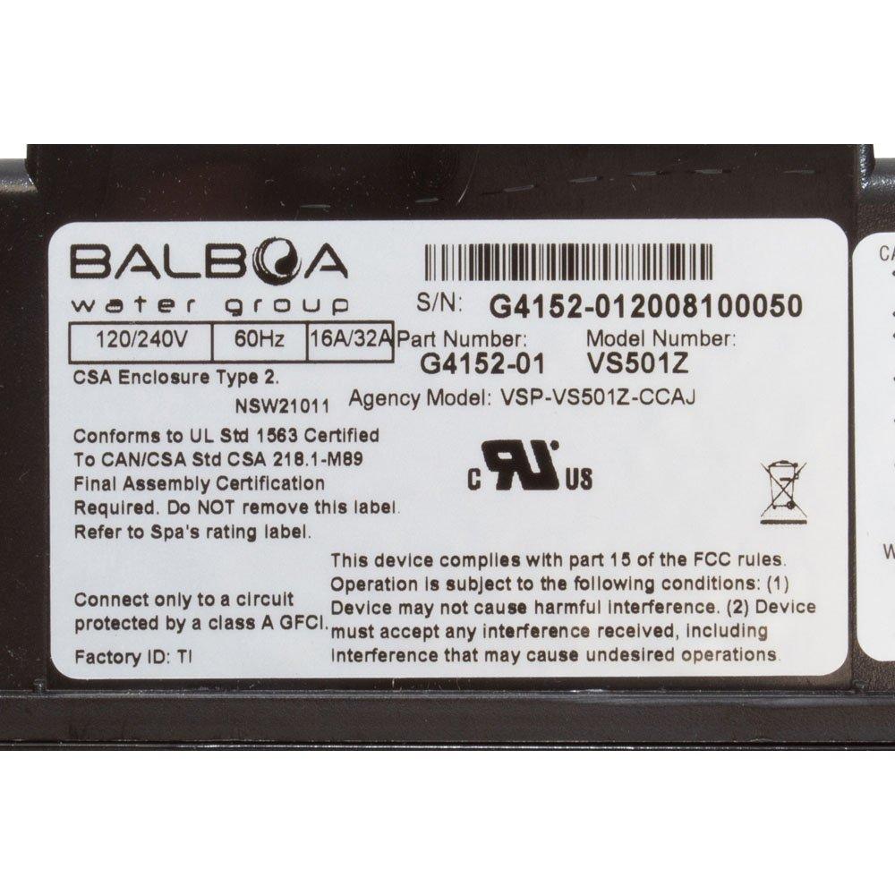 Balboa  VS501Z Spa Control System with 4kW Heater 115V/230V