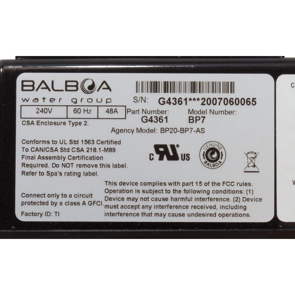 Balboa BP7 Retrofit Spa Control Kit with TP500 Topside Control Panel ...