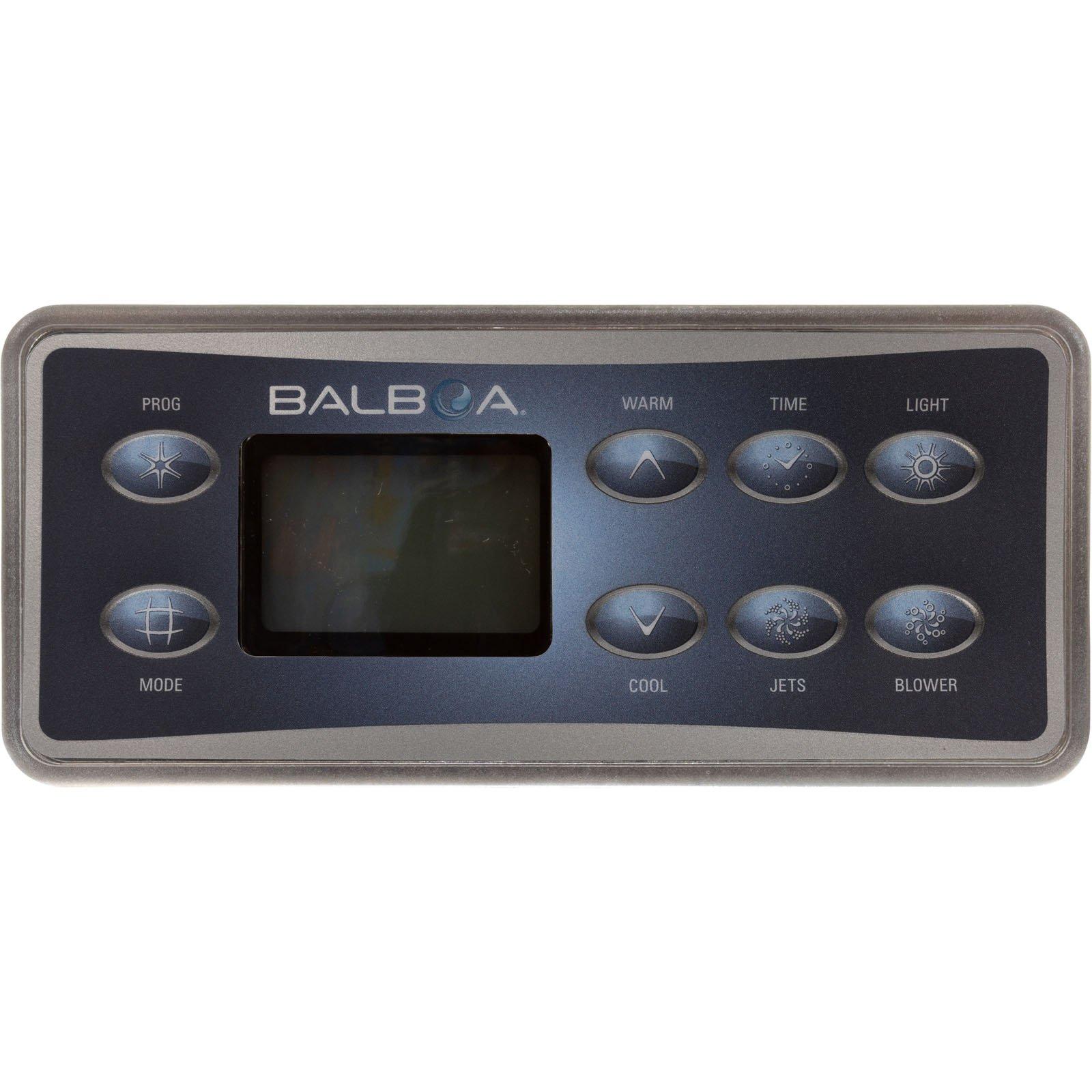 Balboa Topside, BWG VL801D, Prog/Mode/Warm/Cool/Time/Jets/Lt/Bl