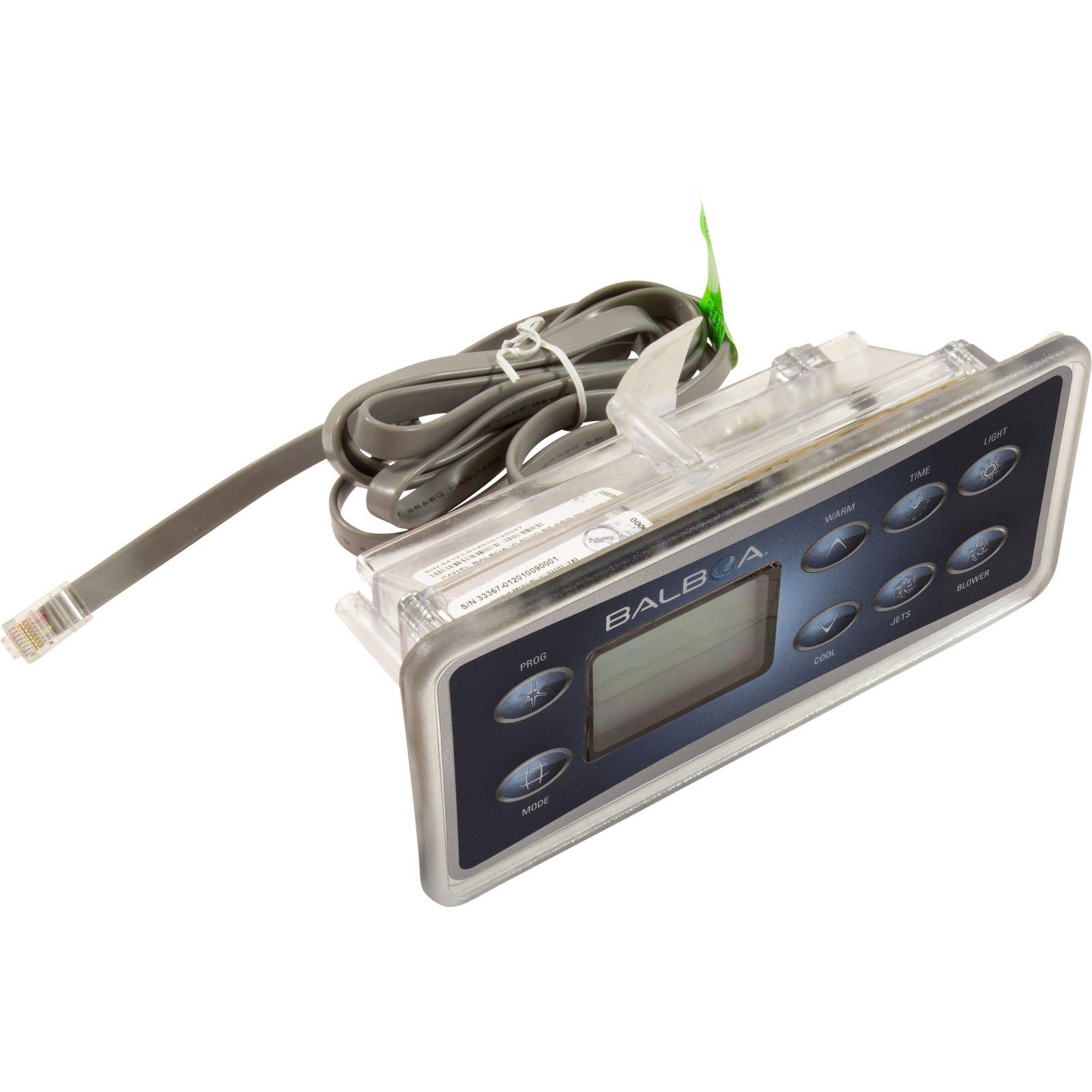 Balboa Topside, BWG VL801D, Prog/Mode/Warm/Cool/Time/Jets/Lt/Bl