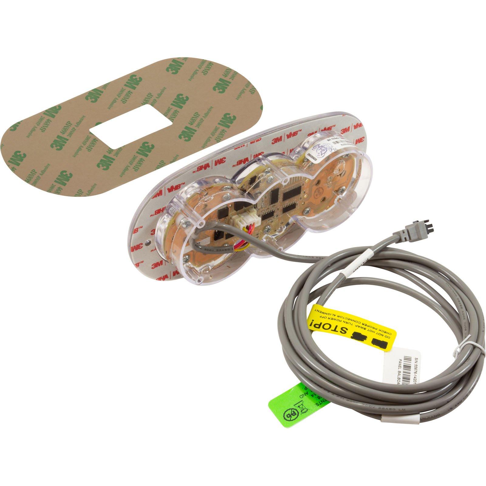 Balboa Topside BWG TP600 Jets/Aux/Flip/Warm/Light/Cool LCD