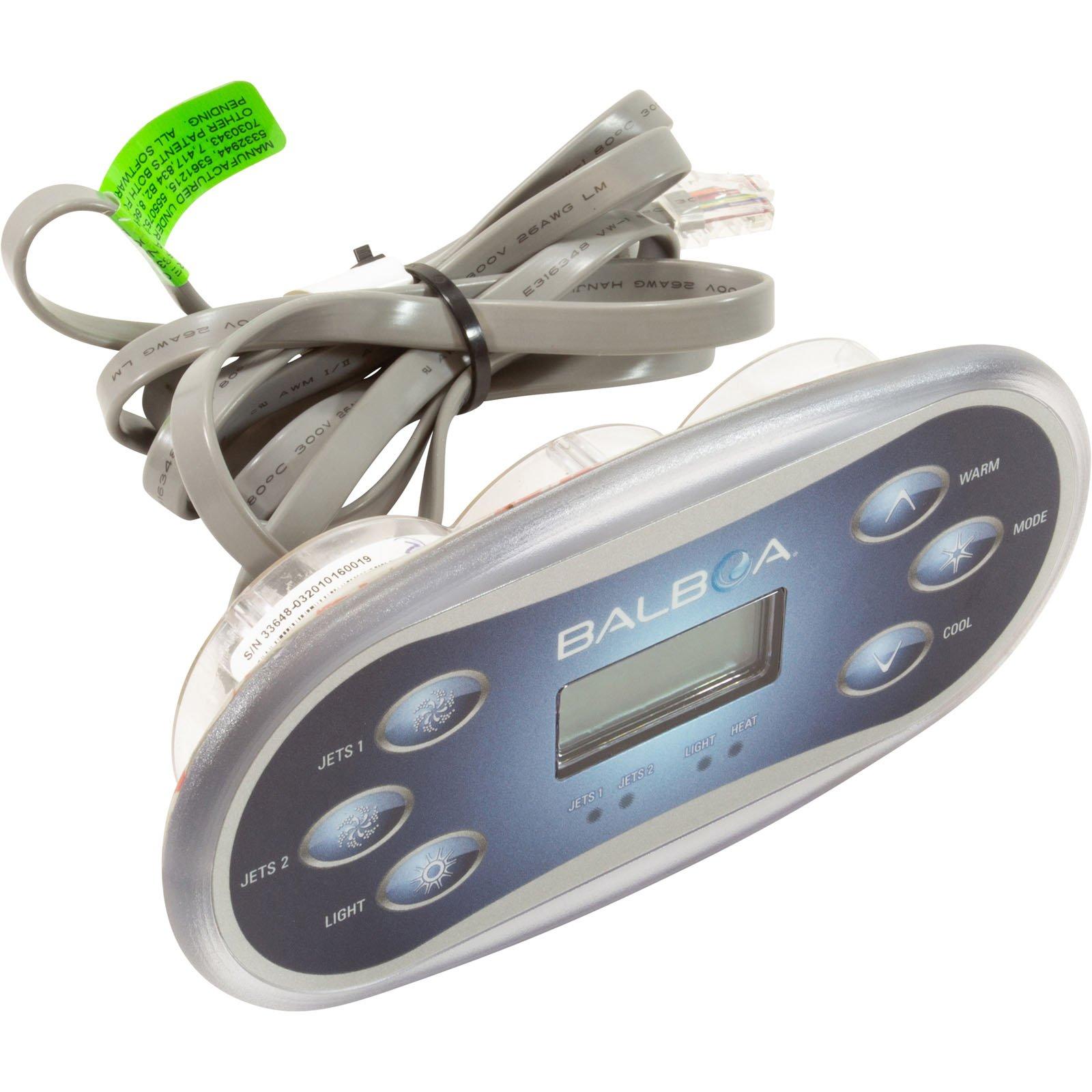 Balboa Topside BWG VL600S Jets/Jets/Light/Warm/Mode/Cool