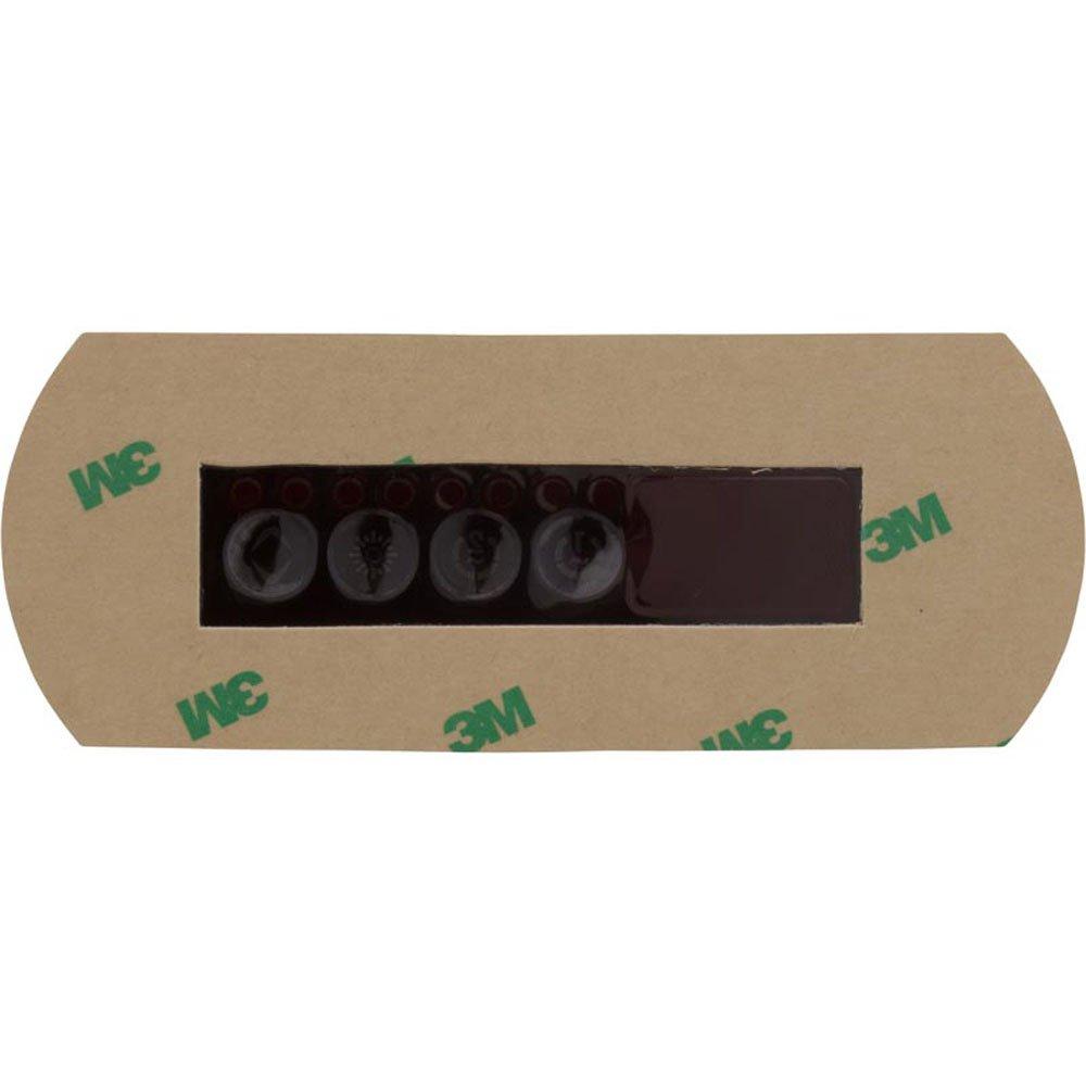 HYDRO-QUIP Overlay, Gecko in.k200, 4 Button, P1, P2, Lt