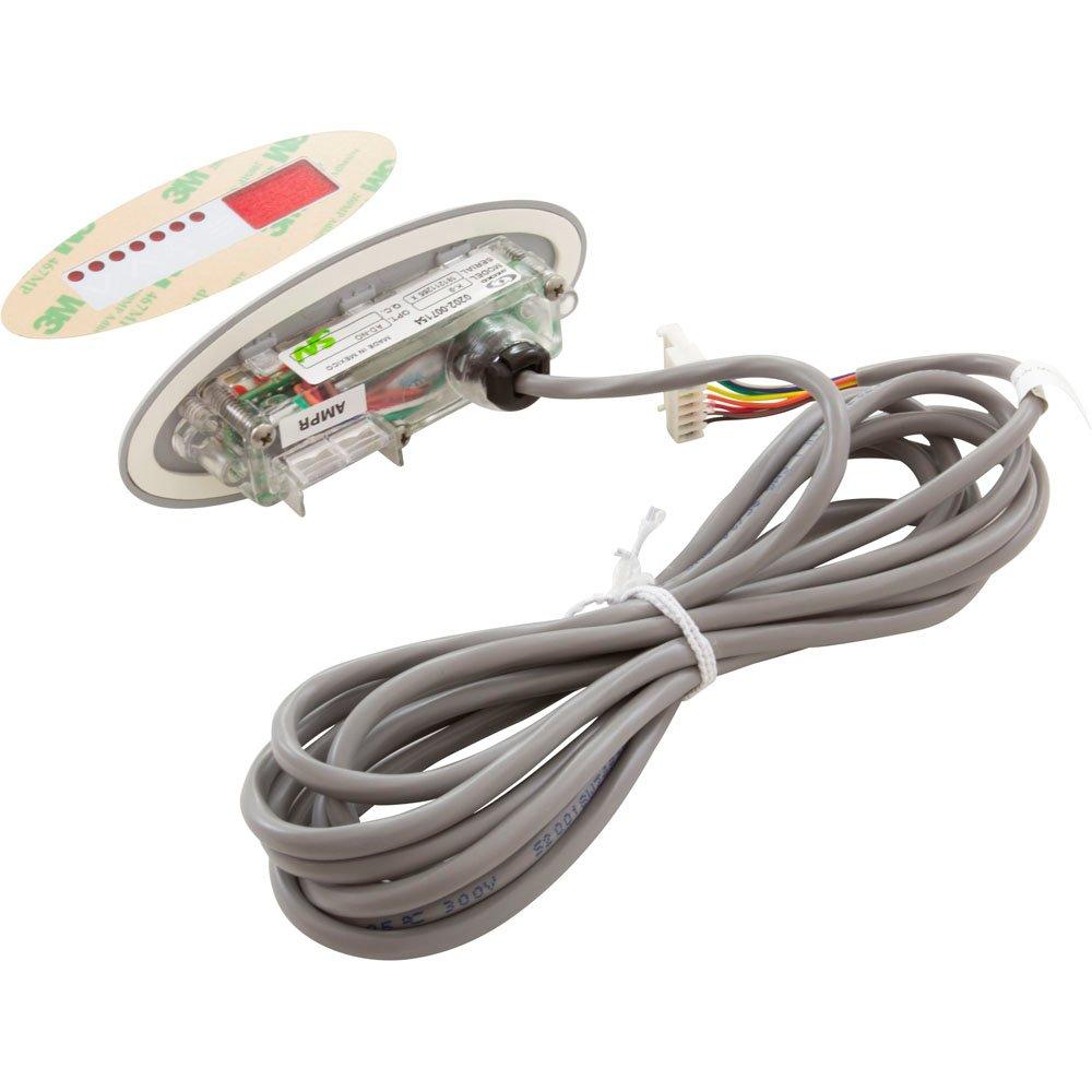 HYDRO-QUIP Topside H-Q Eco 1 4 Button,Sm Oval,w Overlay 10ft Cord