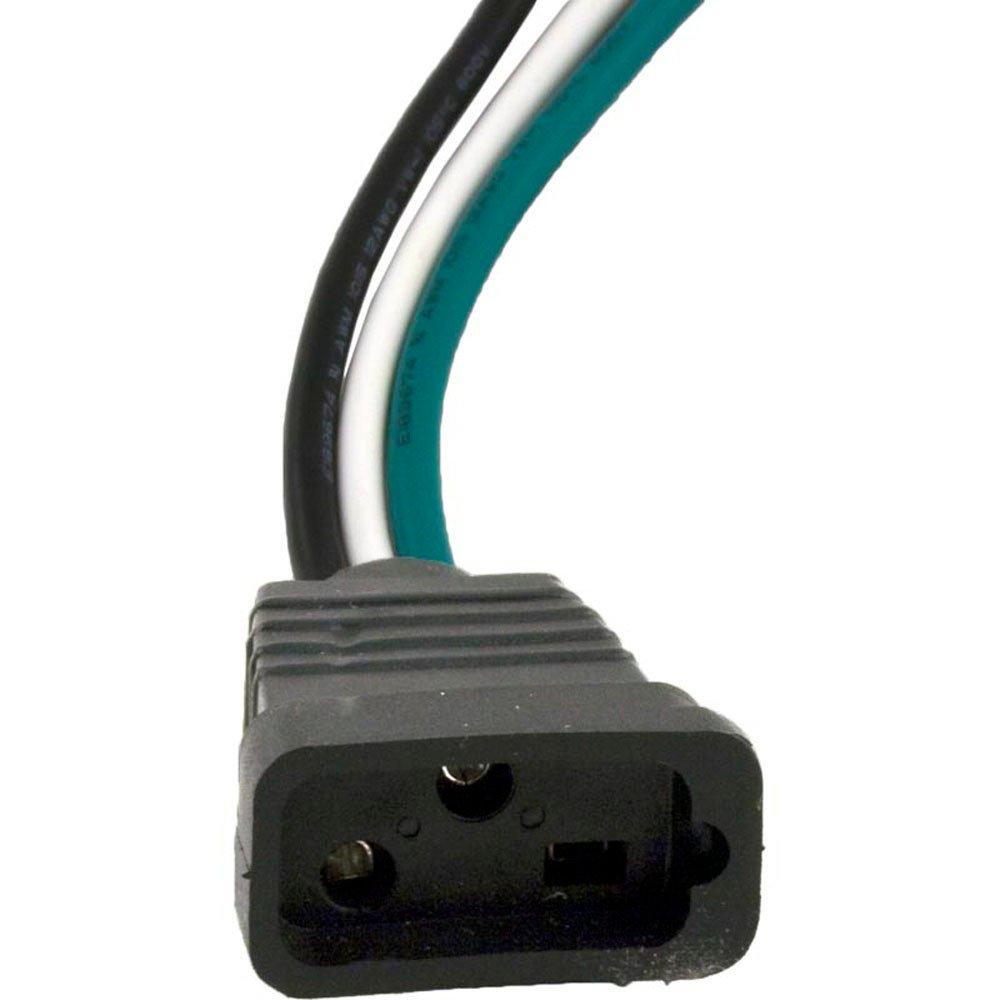 HYDRO-QUIP Receptacle H-Q VH Molded 12/3 Black