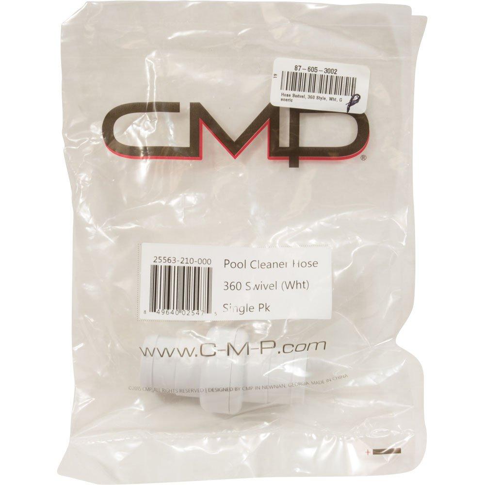 CMP Hose Swivel, 360 Style, Wht, Generic