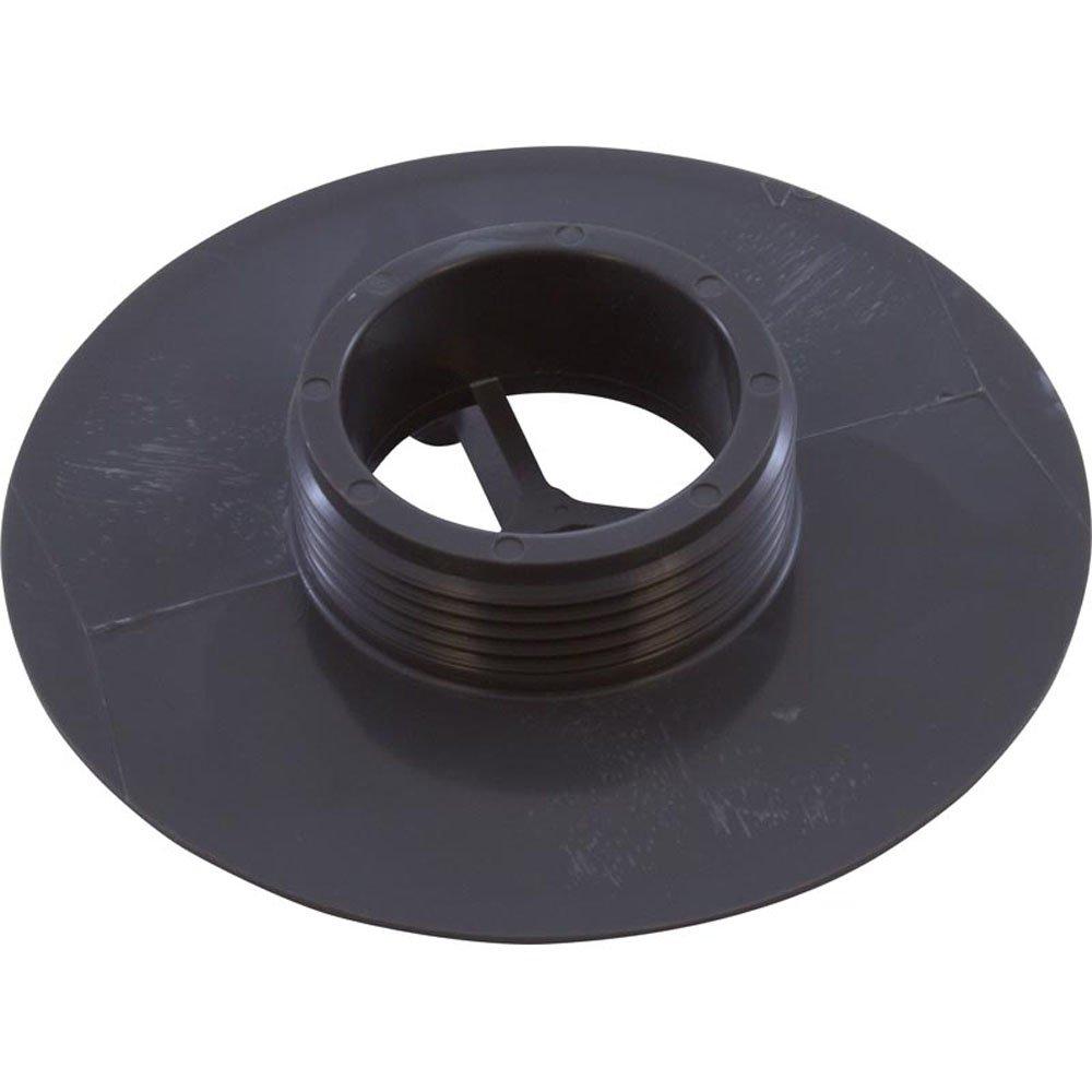 Aquastar Wall Fitting, 4" dia, 1-7/8"hs, 1-1/2"mpt, Dk Gray