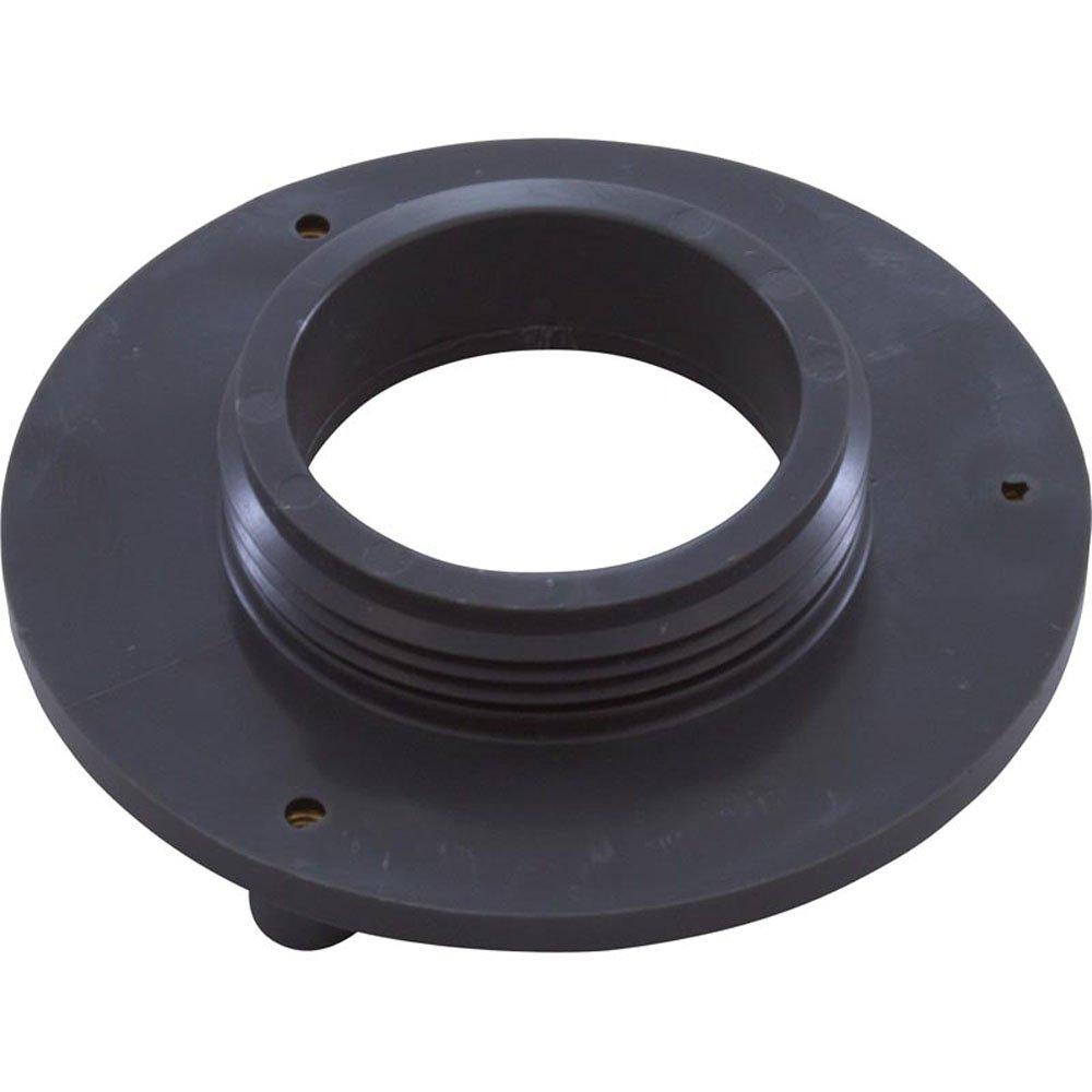 Aquastar Wall Fitting, Retro 4" dia, 1-7/8"hs, 1-1/2"mpt, Dk Gray
