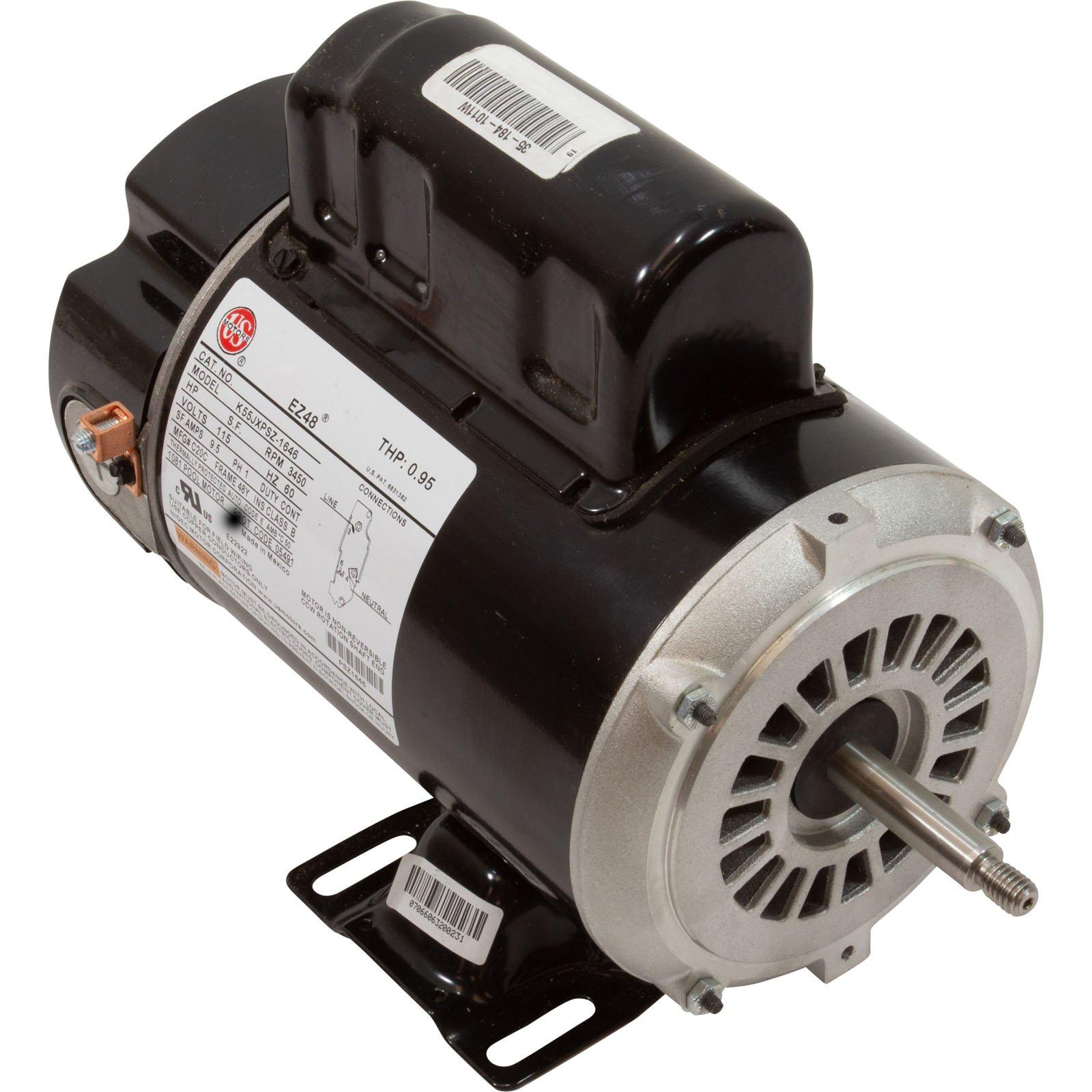 Nidec Motor 3J12810-0 Motor US Motor/WW 1.0hp 115v 1-Speed 48 Frame