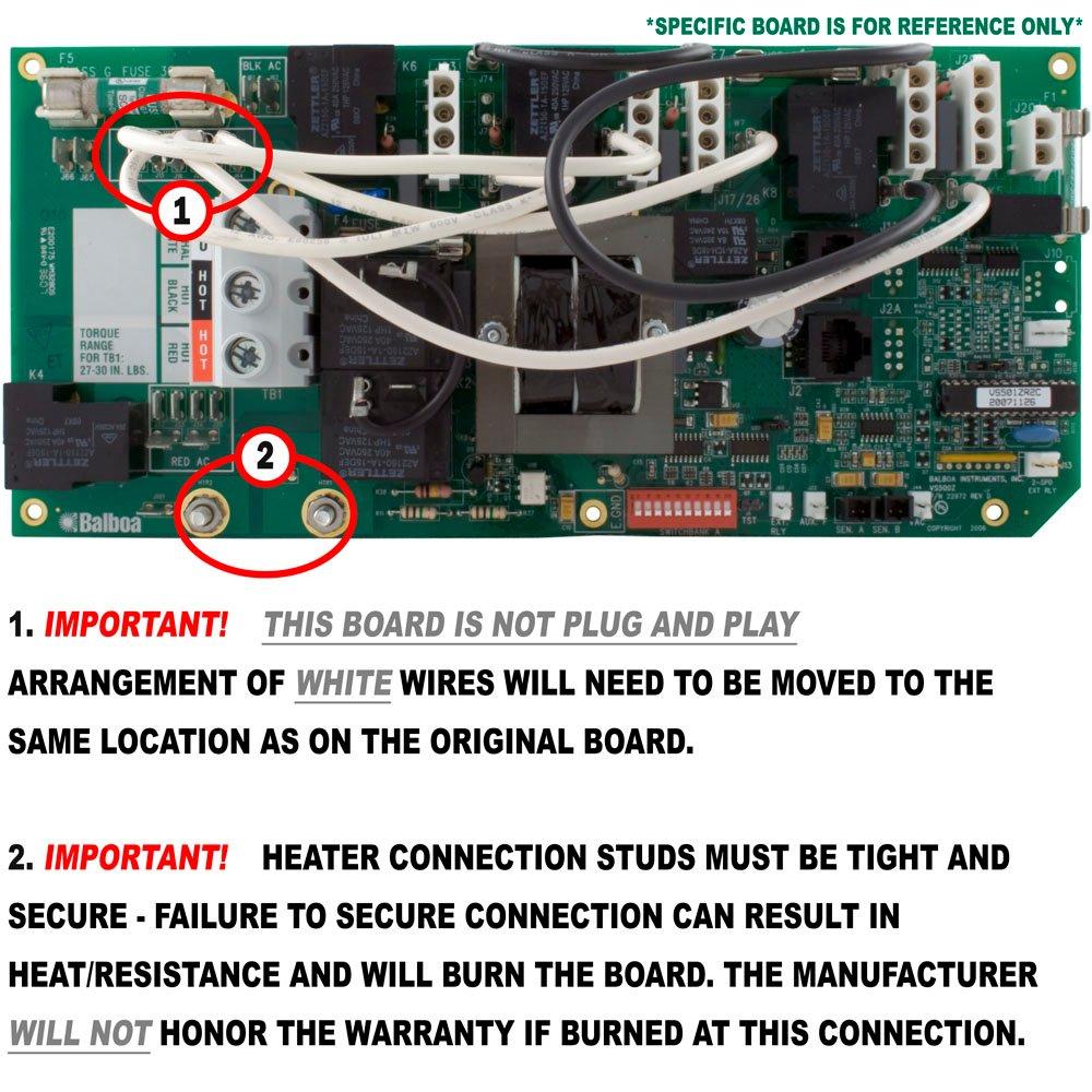 Balboa Direct Board VS300FLX 120/240 3 Wire/4 Wire 240v