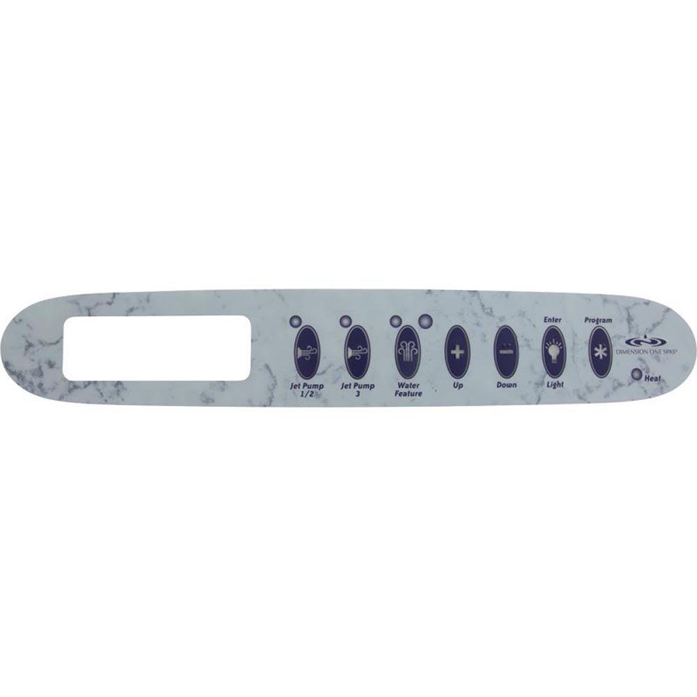 Dimension One Spas Overlay Dimension One TSC-24/K-24 7 Button 3 Pump