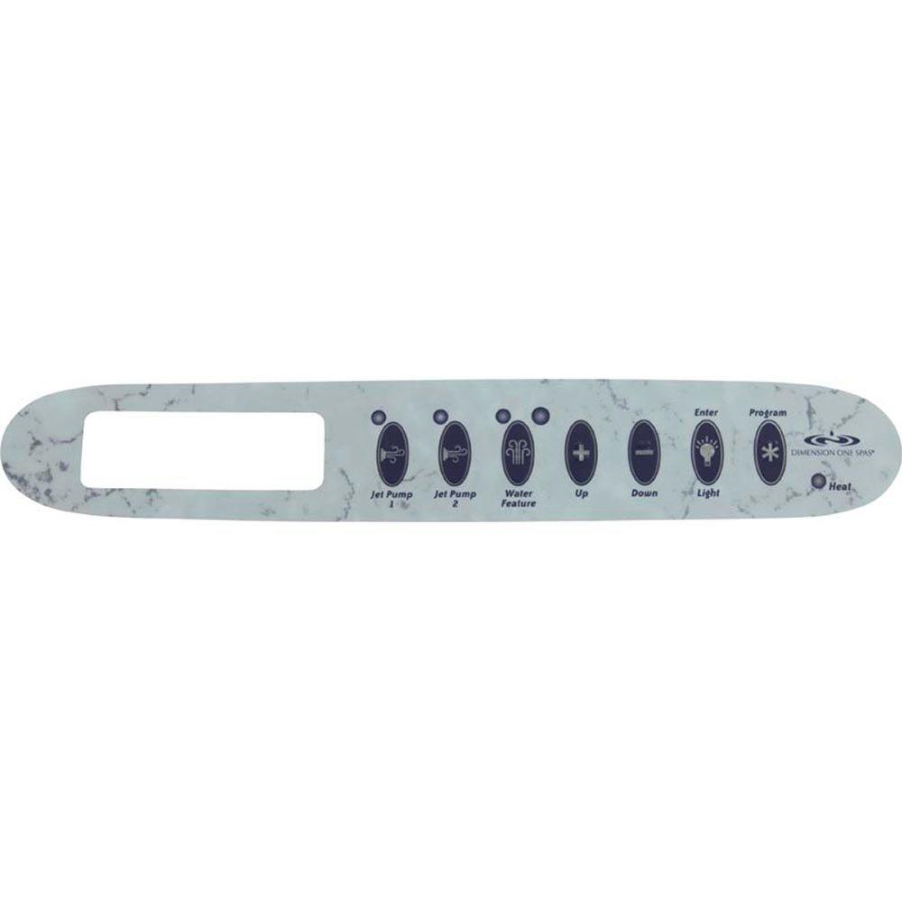 Dimension One Spas Overlay Dimension One TSC-24/K-24 7 Button 2 Pump