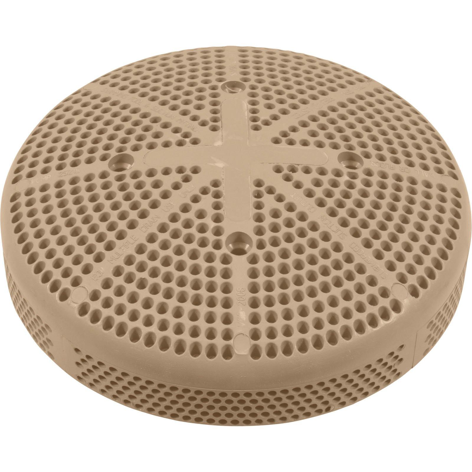 Custom Molded 175 Gpm Fiberglass Pool Suction Cover Only (Vgb) Tan