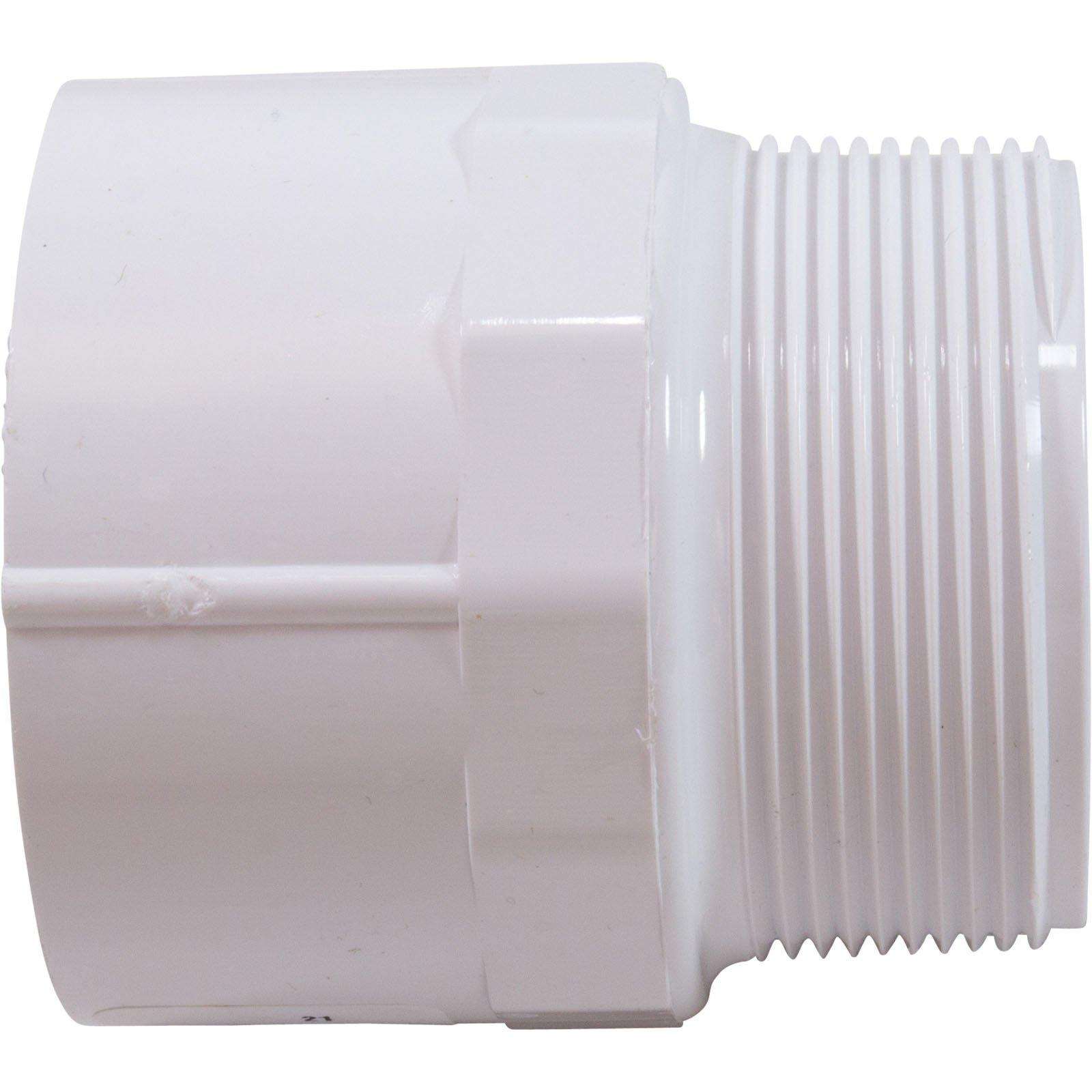 Dura Plastic Adapter, Dura, 2" Male Pipe Thread x 2" Slip