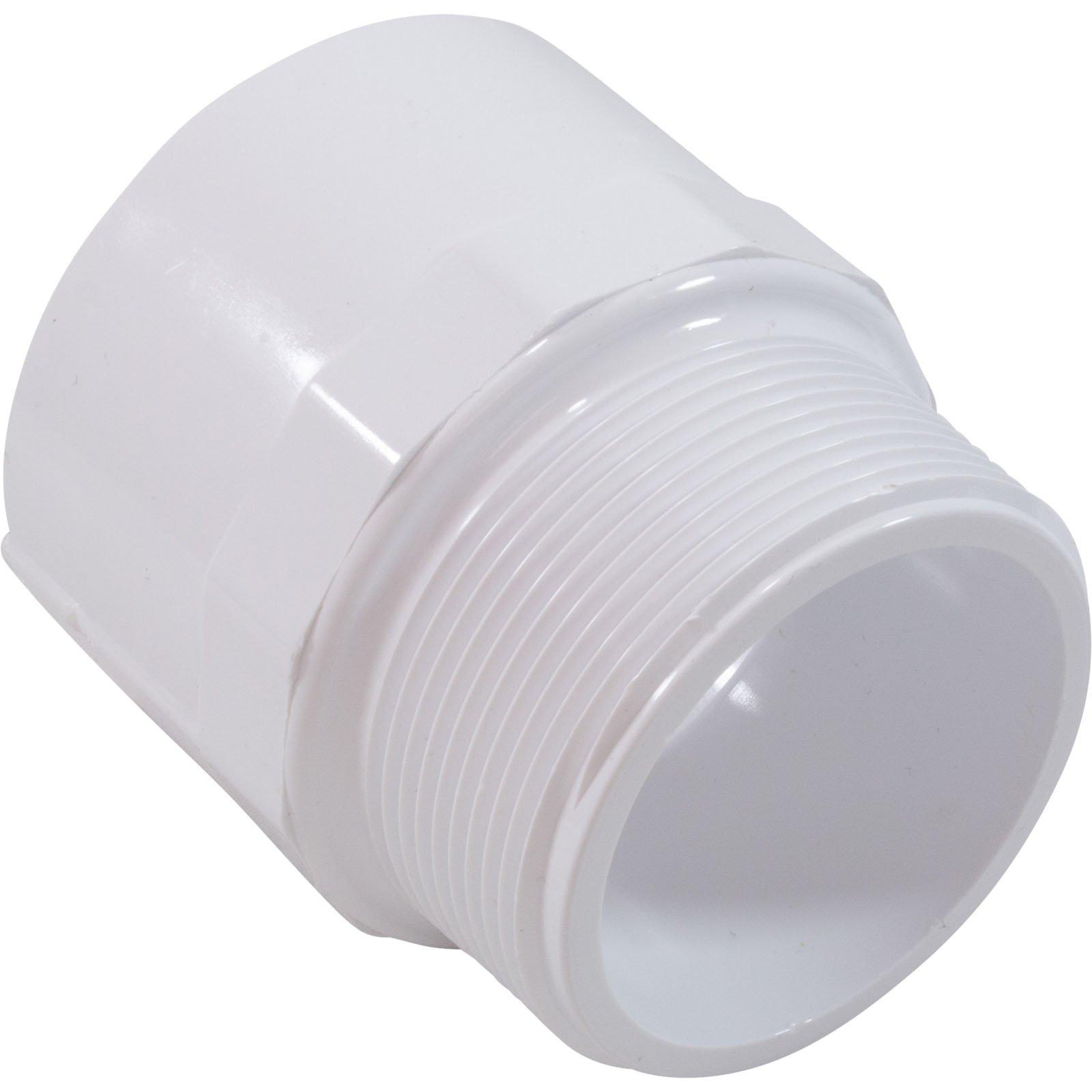 Dura Plastic Adapter, Dura, 2" Male Pipe Thread x 2" Slip