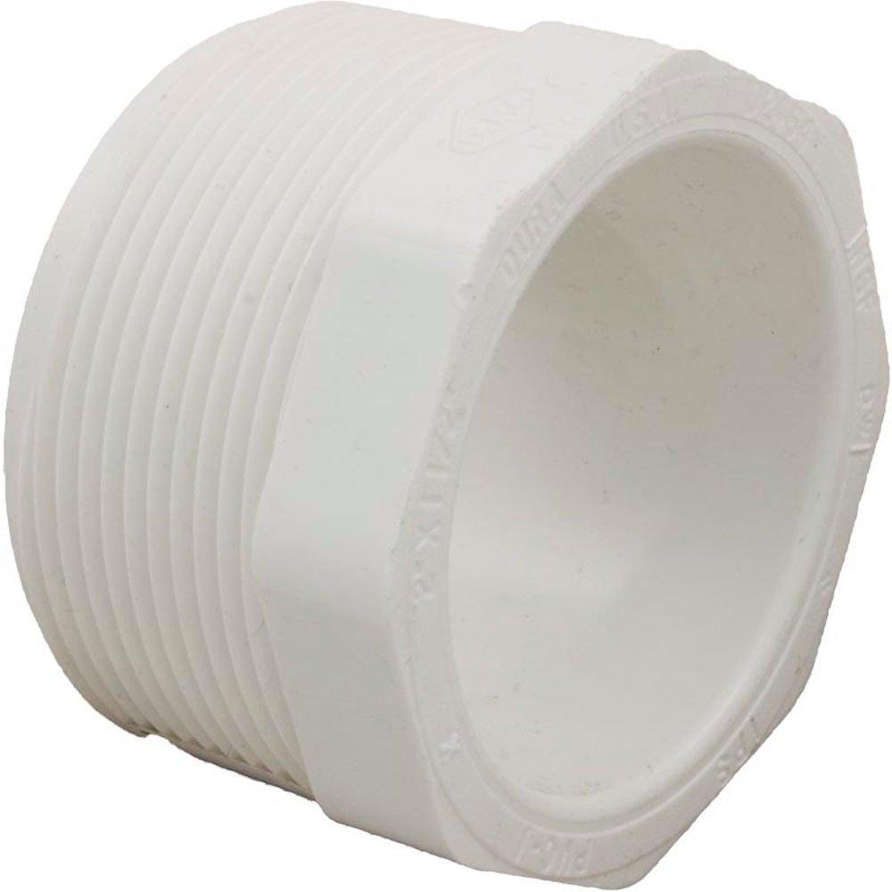 Dura Plastic Reducer 2 Male Pipe Thread x 1-1/2 Slip