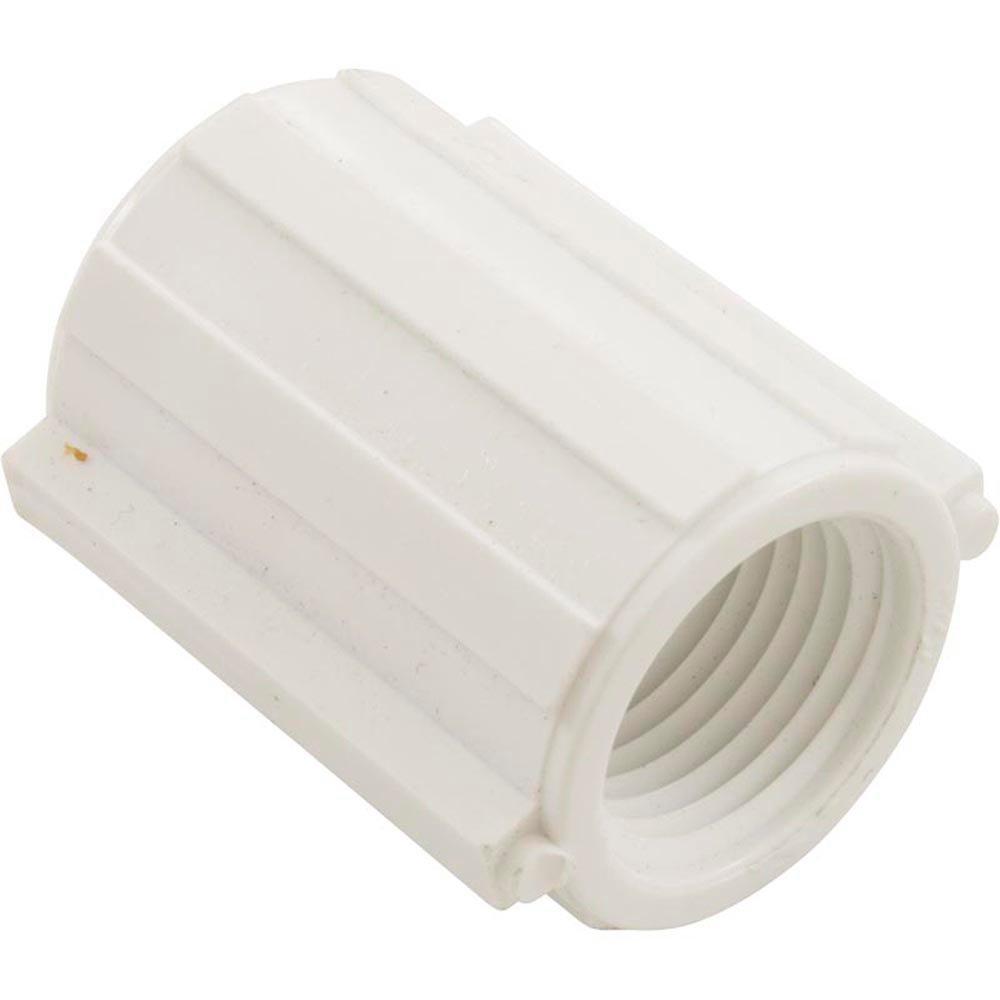 Dura Plastic Coupling, Dura, 1/2"fpt x 1/2"fpt