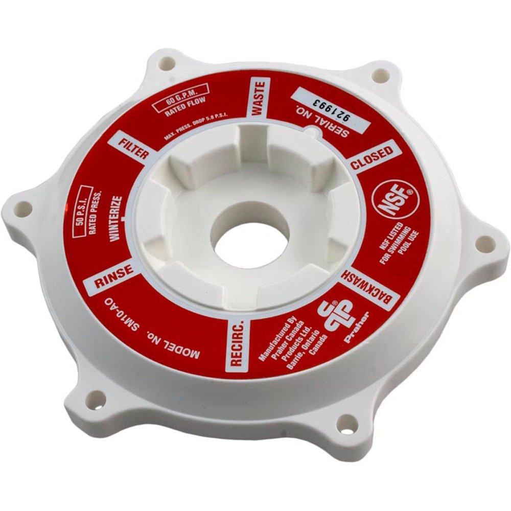 Praher Canada Ltd E-6-S1 Cover Praher ABS 1-1/2 Top/Side Mount Valves White