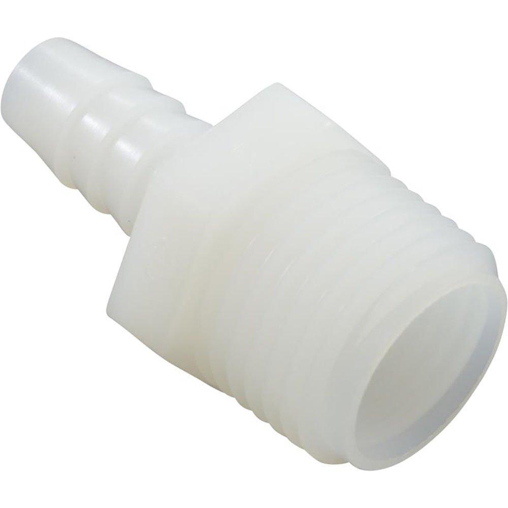 US Plastics Barb Adapter 3/8 Barb x 1/2 Male Pipe Thread Nylon