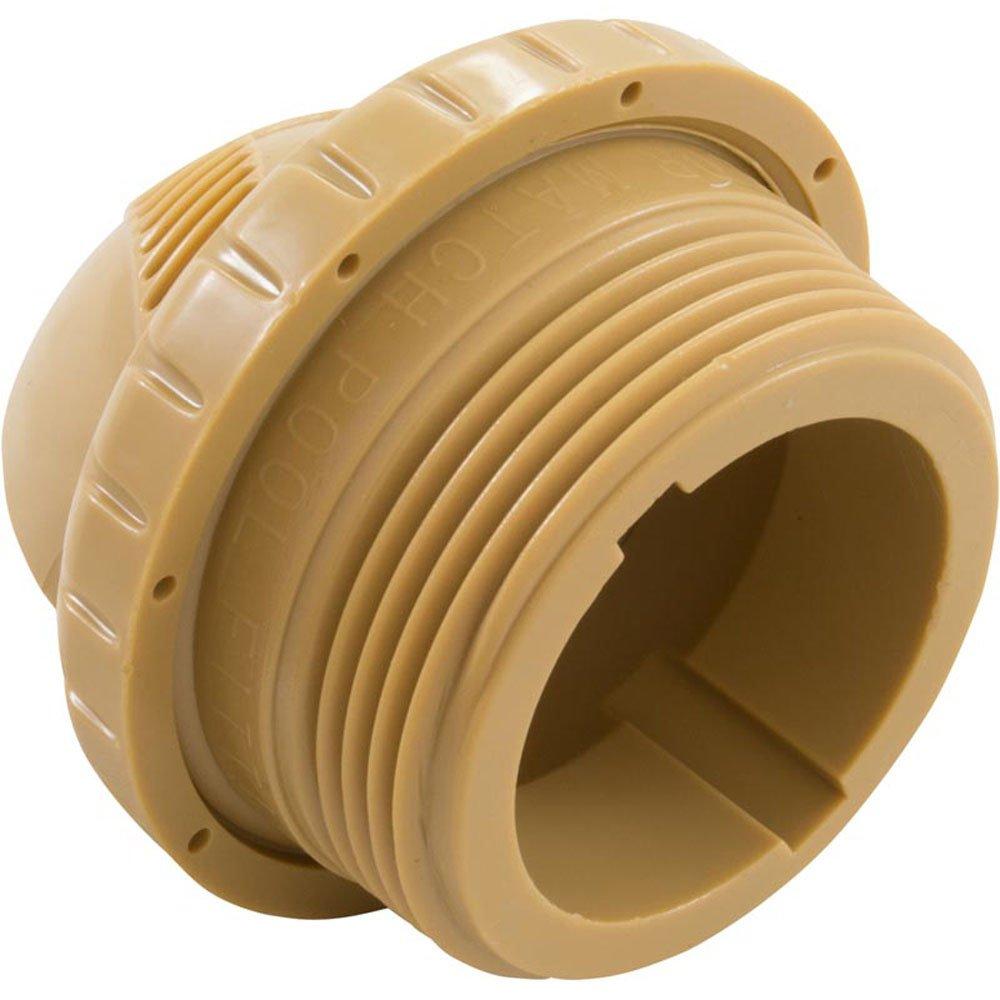 Infusion Pool Inlet Fitting Infusion Venturi 1-1/2"mpt Tan