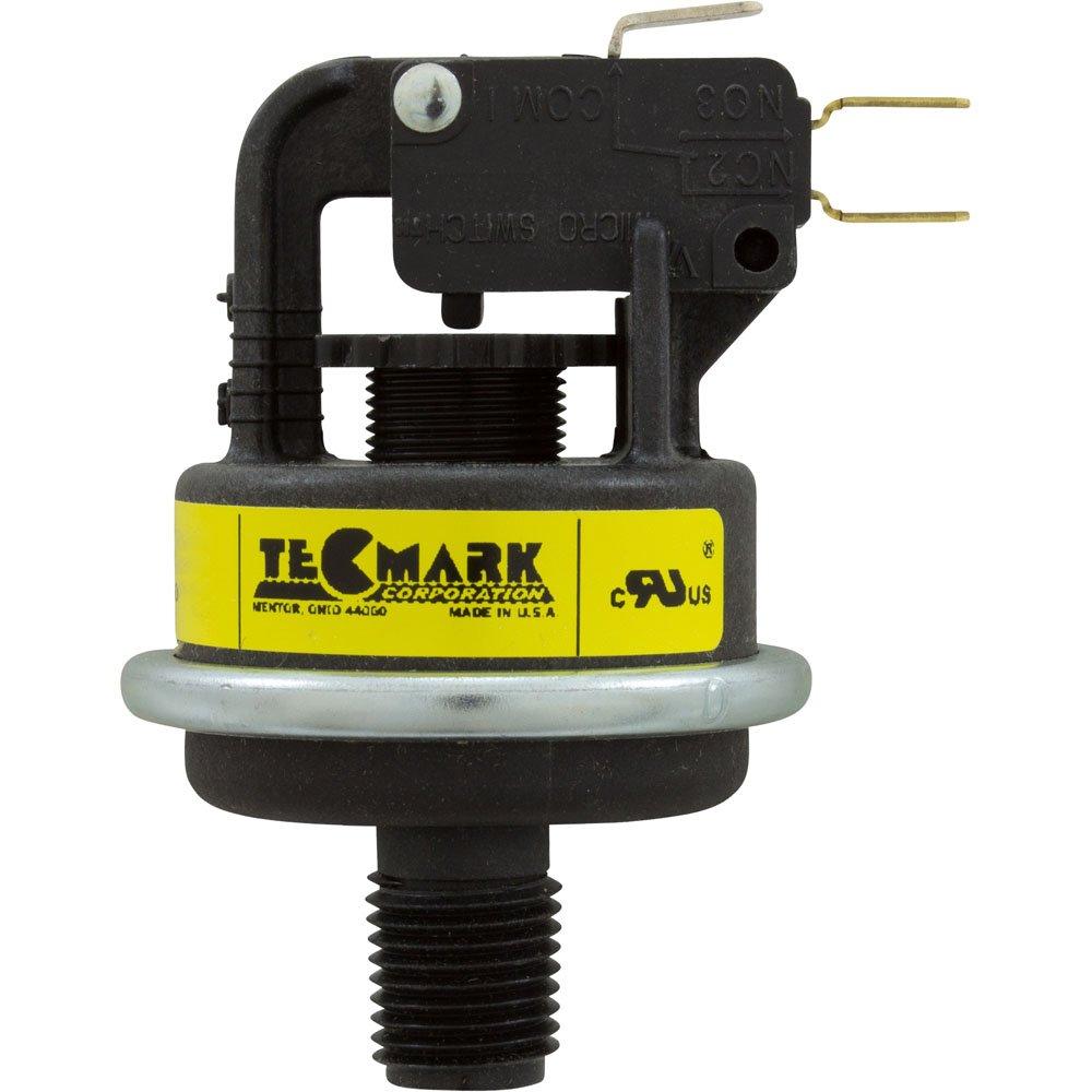 Tecmark Pressure Switch 4015P, 25A, Tecmark, 1/8"mpt, SPDT, Plastic