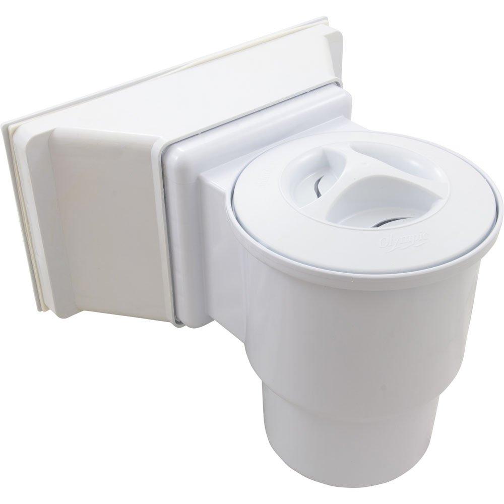 Champlain Plastics ACM19300 Skimmer Complete Champlain Plastics Wide Mouth White