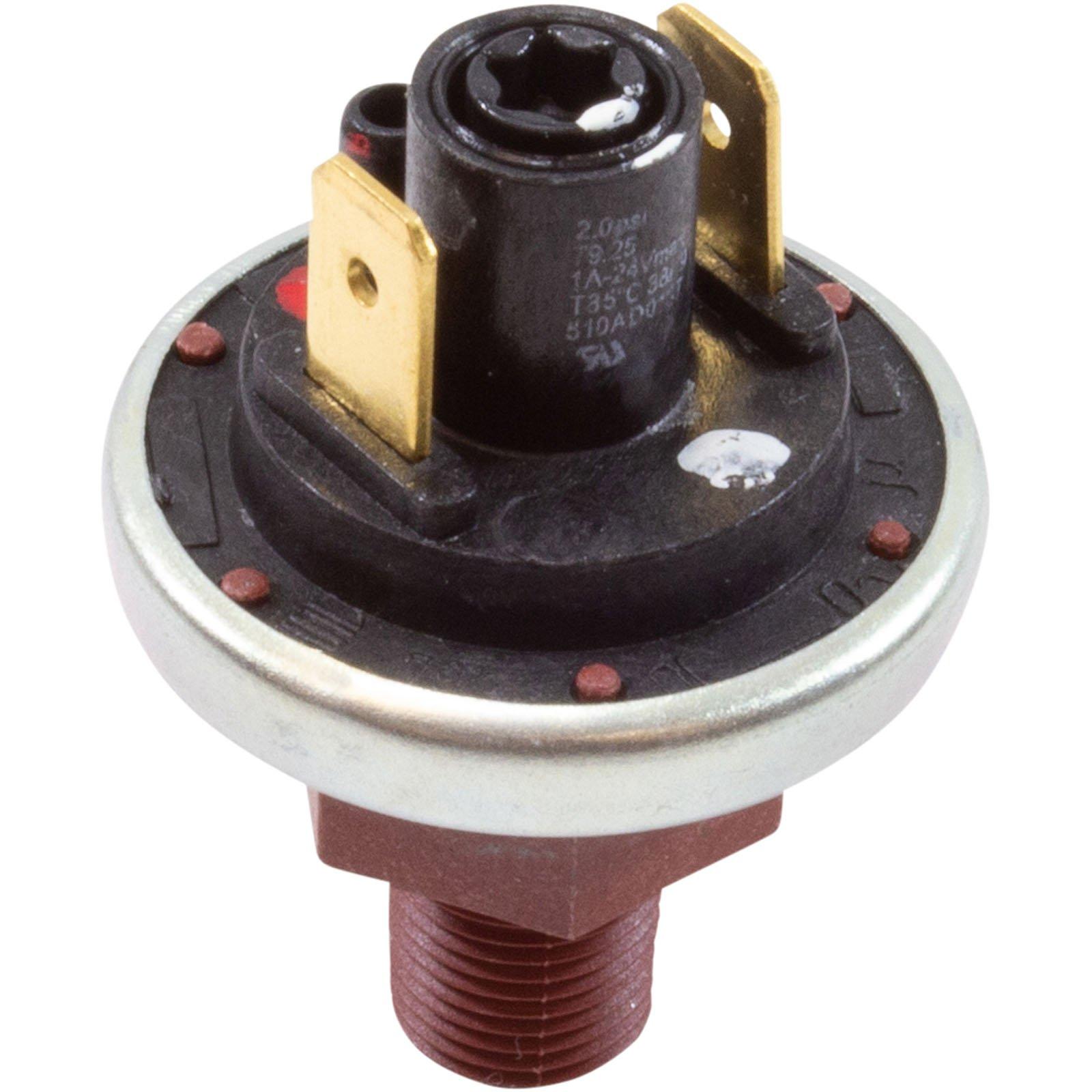 Gecko  Pressure Switch 1A 1/8"mpt SPNO 2.0psi Metal 510AD0249