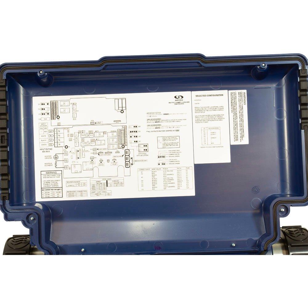 Gecko Control Gecko in.yt-7,P1,P2,P3,CP,OZ,Aux(2),4.0kW,115v/230v