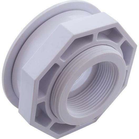 Pentair  Pentair 86205100 Wall Fitting Vinyl Std Body 1-1/2"mpt x 1-1/2"fpt White