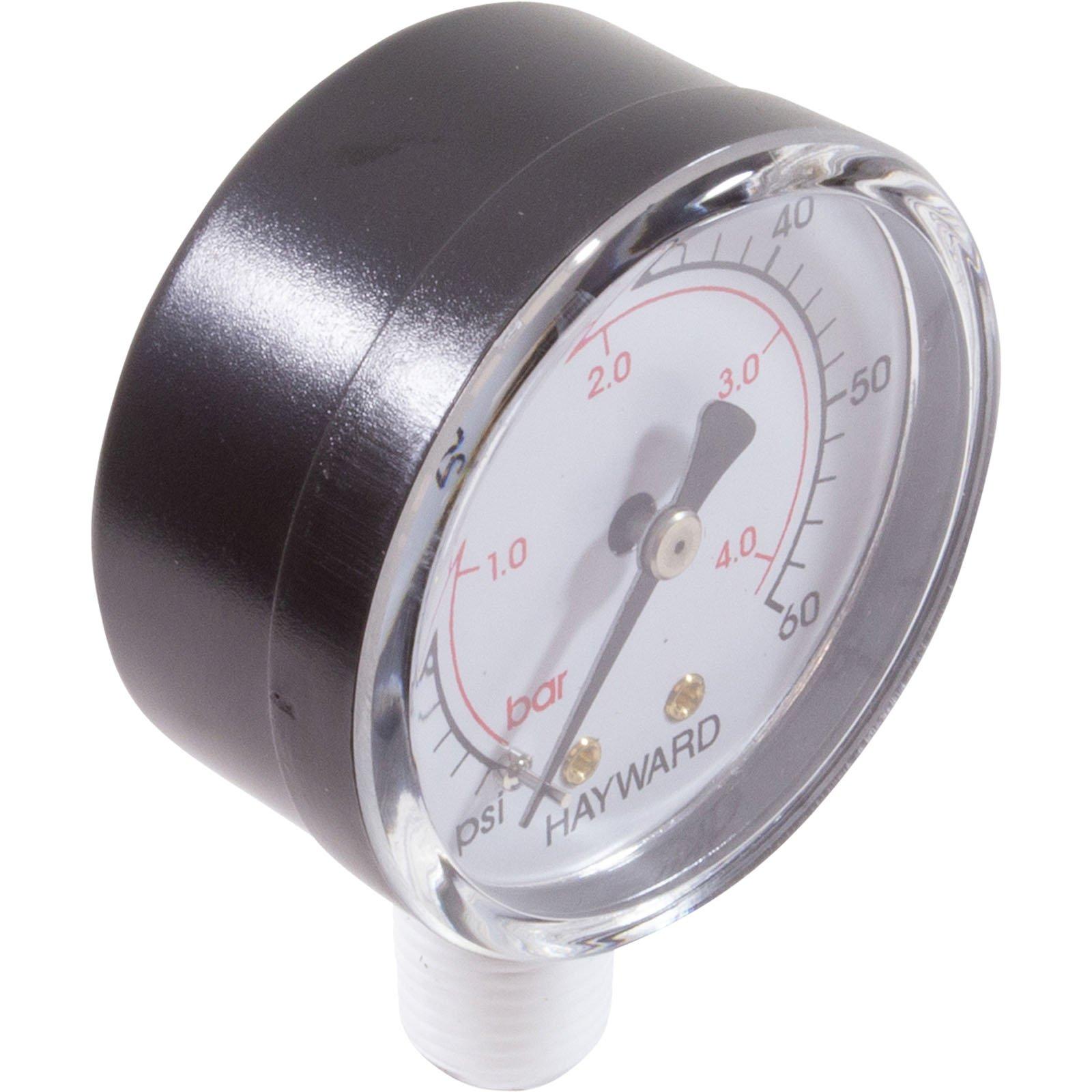 Hayward Pressure Gauge - 1/4" Btm Mt