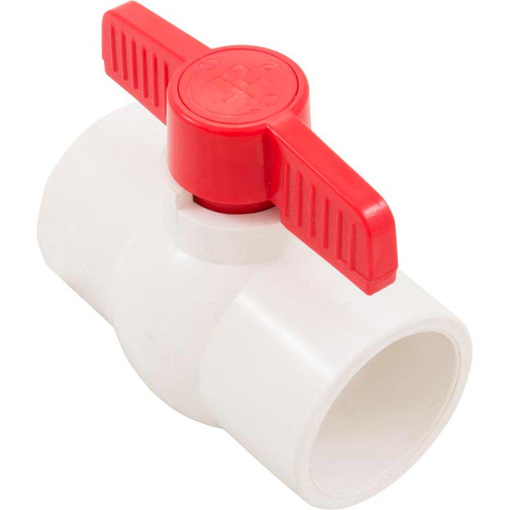 Hayward 2 Pvc Compact Ball Valve Soc Epdm Tpv White