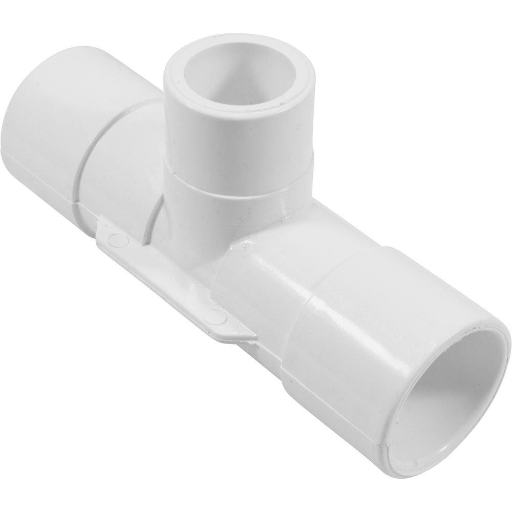 Waterway Body, 1"Check Valve Tee, 1"S X 1"S - White