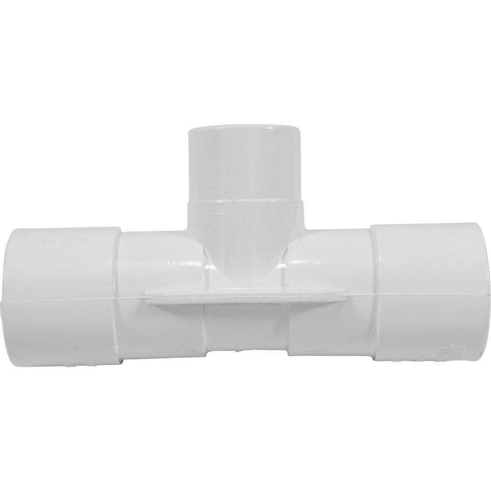 Waterway Body, 1"Check Valve Tee, 1"S X 1"S - White