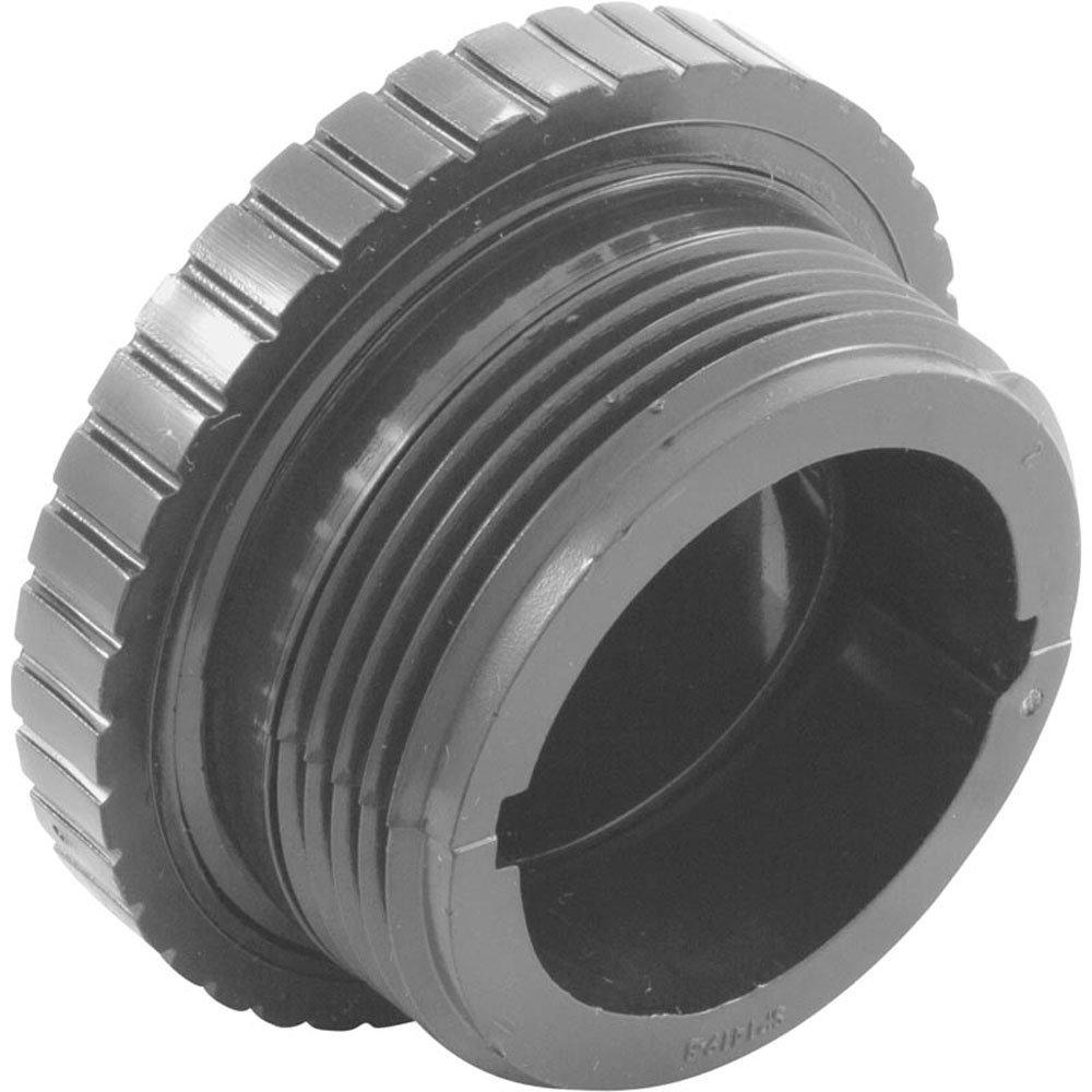 Pentair 540002 Inlet Fitting, Pentair, 1-1/2"mpt, Slotted Orifice, Dk Gray