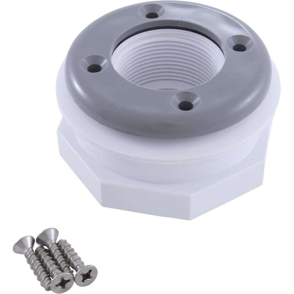 Pentair 86205103 Wall Fitting Vinyl Std Body 1-1/2"mpt x 1-1/2"fpt Gray