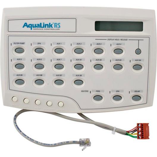 Service Control Zod Jandy AquaLink All Button RS16,w/Cable