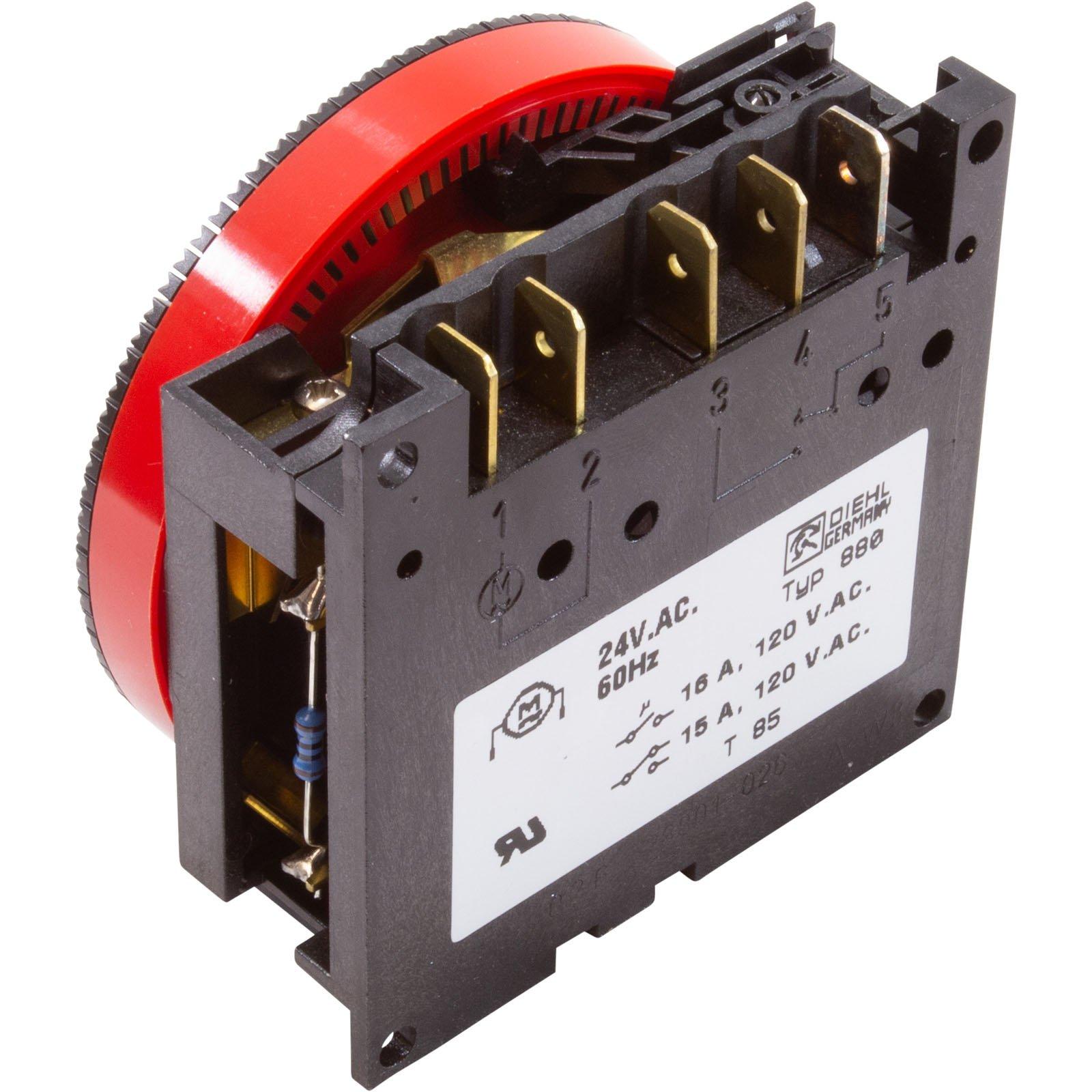 Borg General TA-4067 Timer Diehl SPST Panel Mount 24vac 24hr