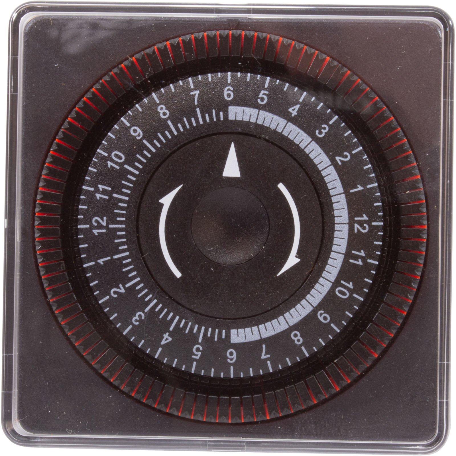 Borg General TA-4164 Timer, Diehl, SPST, Panel Mount, 230v, 20A, w/housing, 24hr