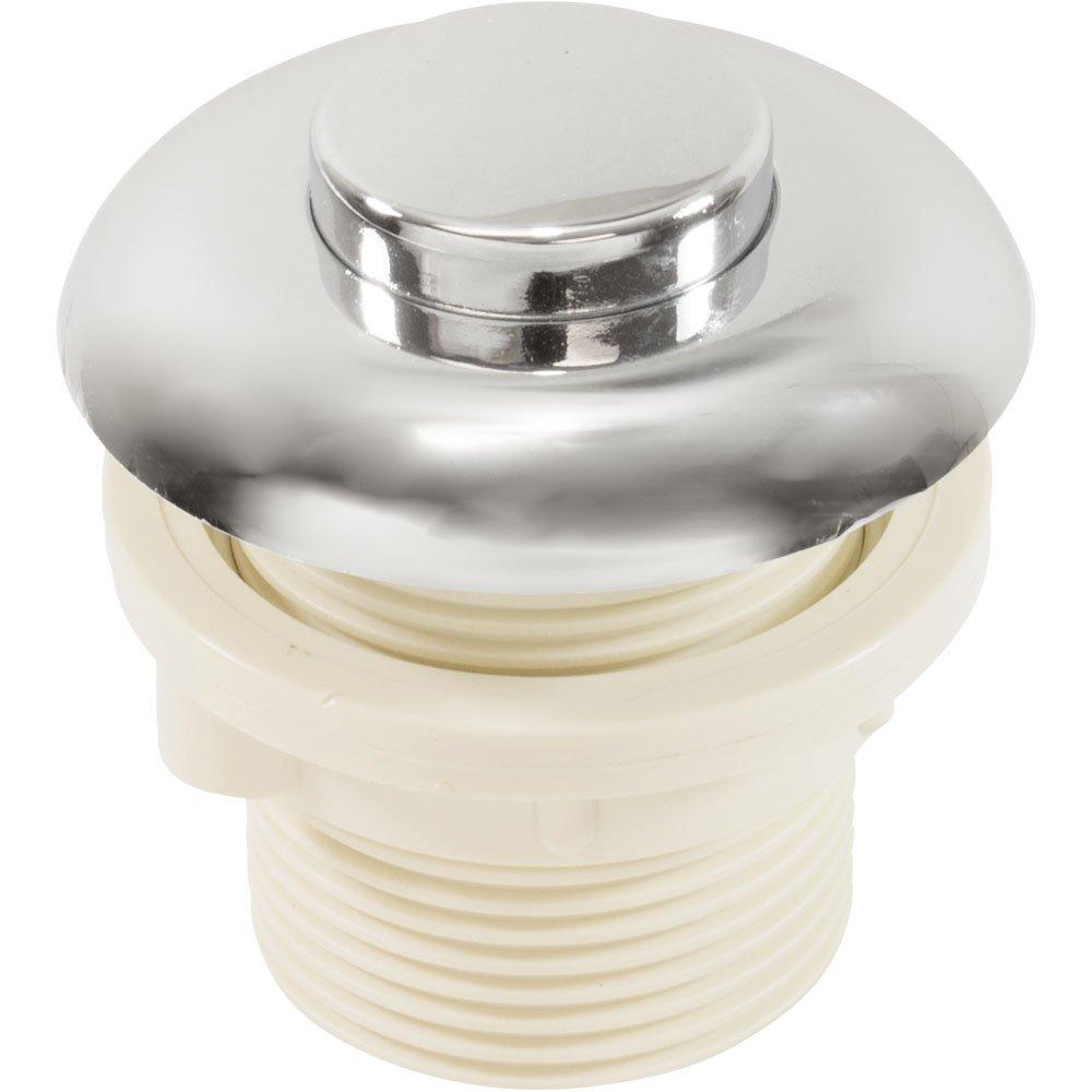 Hydrabaths HSA-217 Air Button, 2-1/2"fd, Raised Button, Chrome