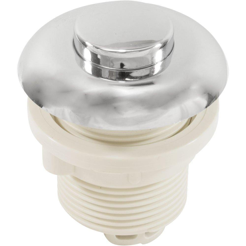 Hydrabaths HSA-217 Air Button, 2-1/2"fd, Raised Button, Chrome