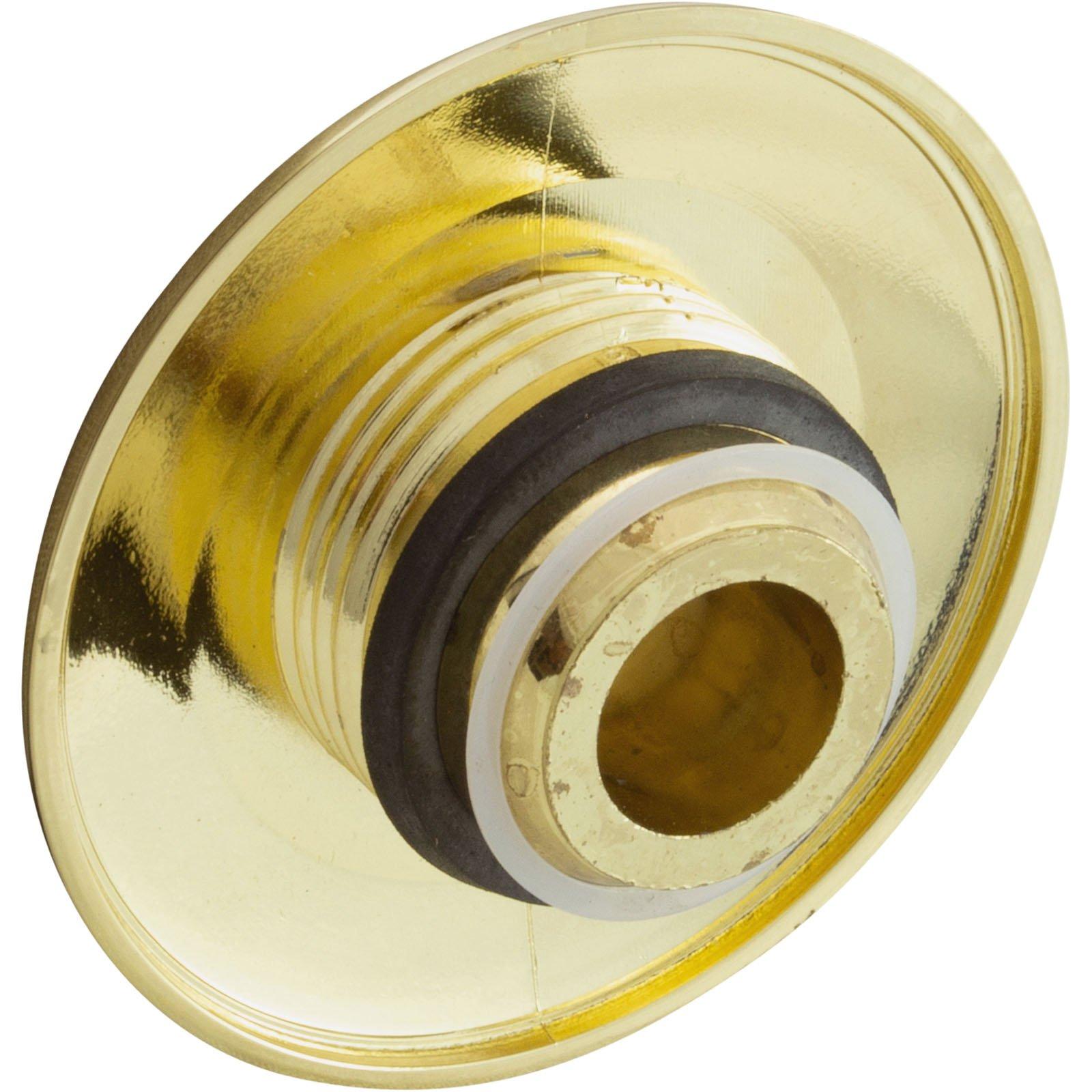 Hydrabaths FJ115 Escutcheon,HydraBaths Futura,2-5/8"fd,w/Dir Eye,Smth,Brass