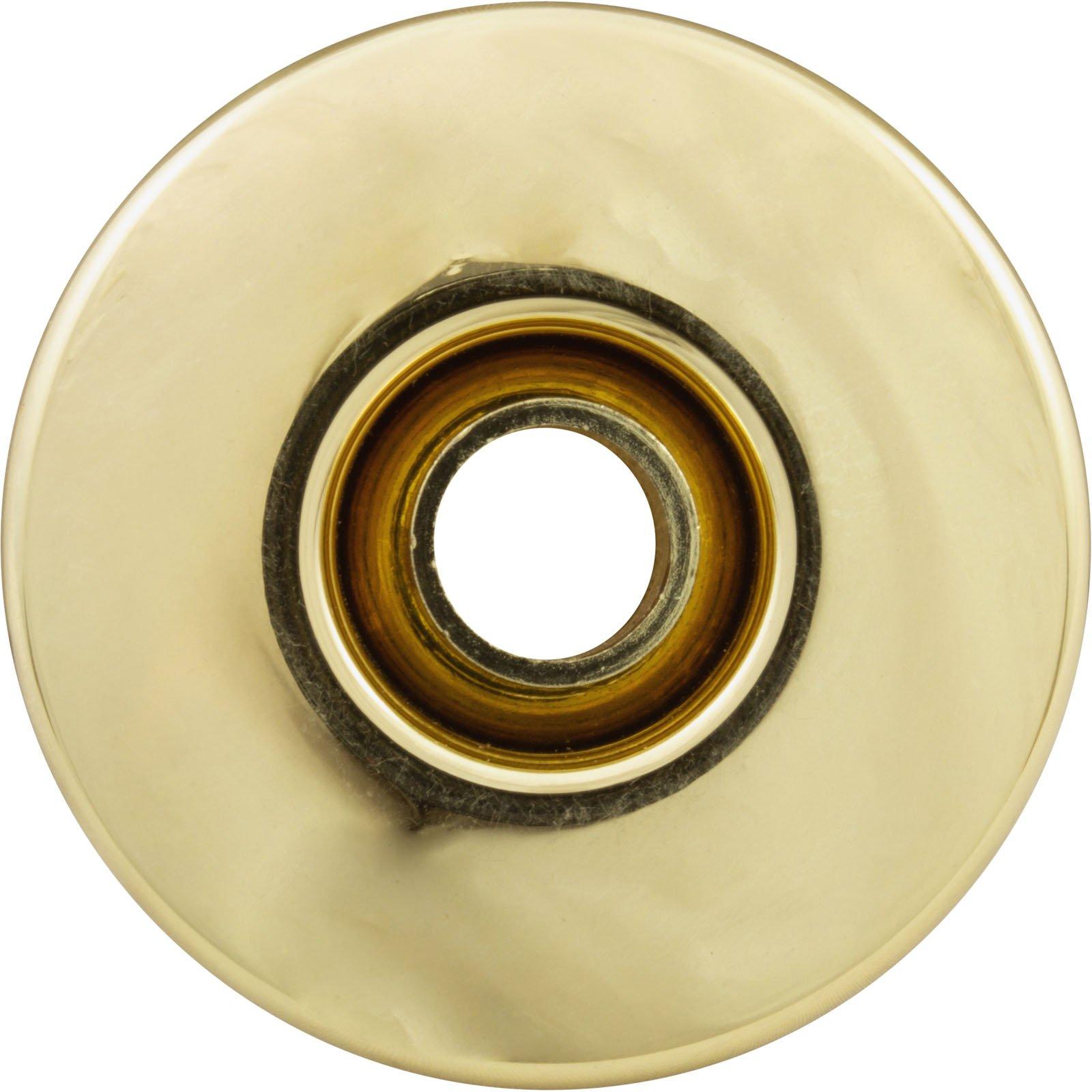 Hydrabaths FJ115 Escutcheon,HydraBaths Futura,2-5/8"fd,w/Dir Eye,Smth,Brass