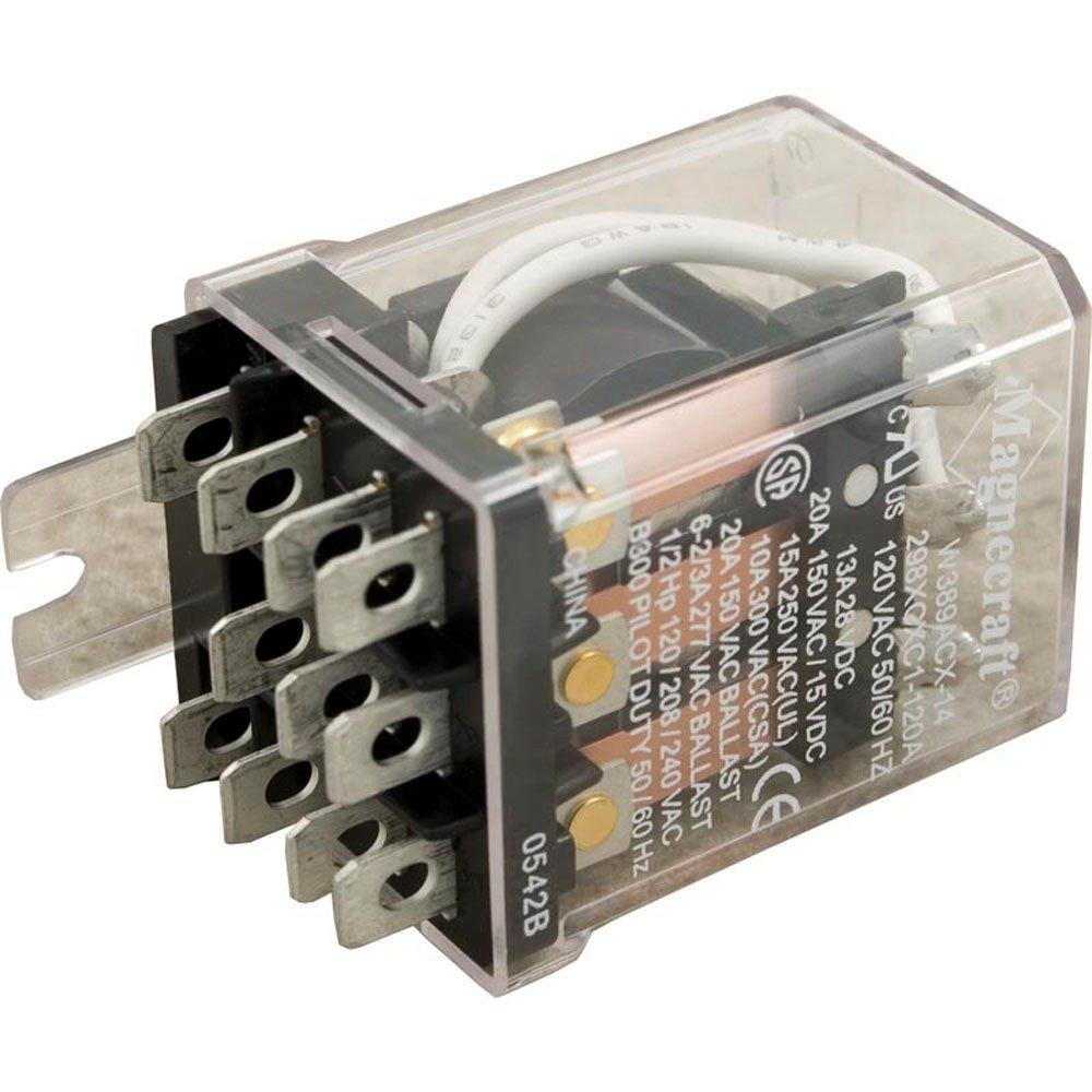 Magnecraft Relay 3PDT 25A 115v Dustcover