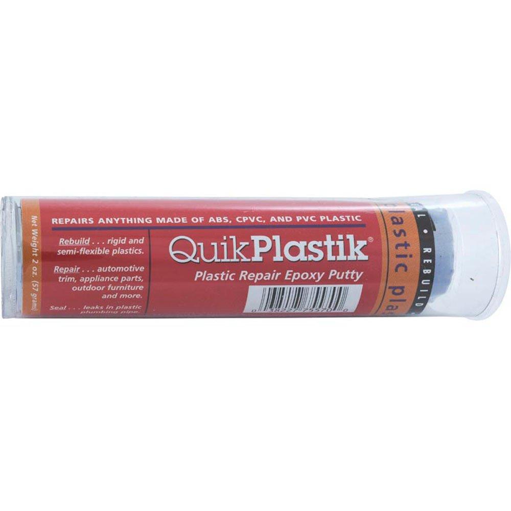 Polymeric Systems Plastic Epoxy Putty, QuikPlastic, 2oz Stick