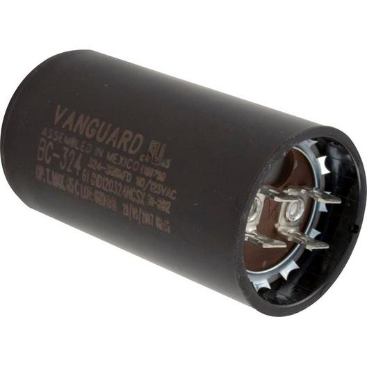 Vanguard Start Capacitor 324-388 MFD 115v 1-7/16 x 2-3/4"