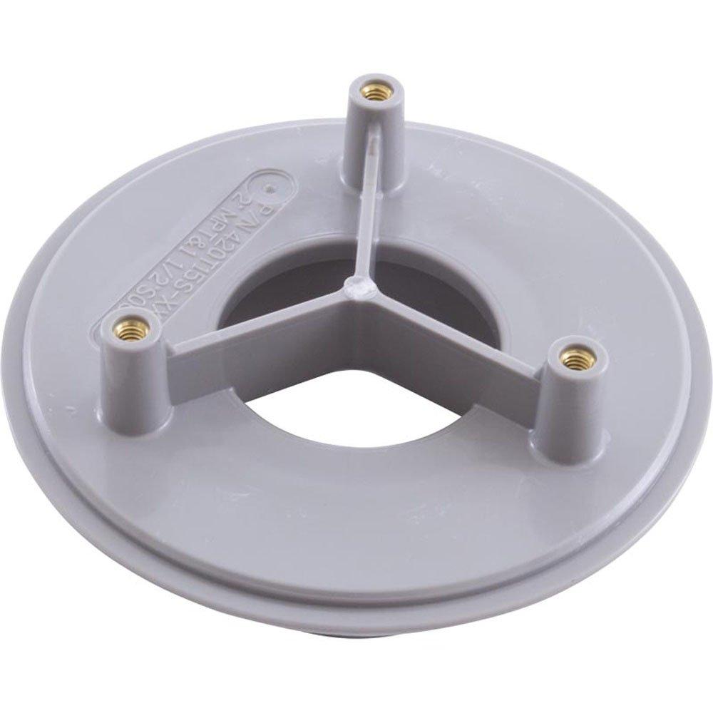 Aquastar Wall Fitting 4 dia 2-3/8"hs 2"mpt-1-1/2"s Lt Gray