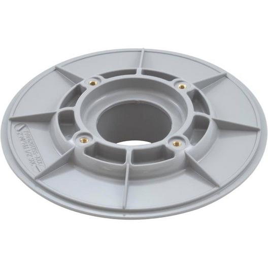 Aquastar 620T15S103 Wall Fitting 6 dia 2-3/8"hs 2"mpt-1-1/2"s Lt Gray