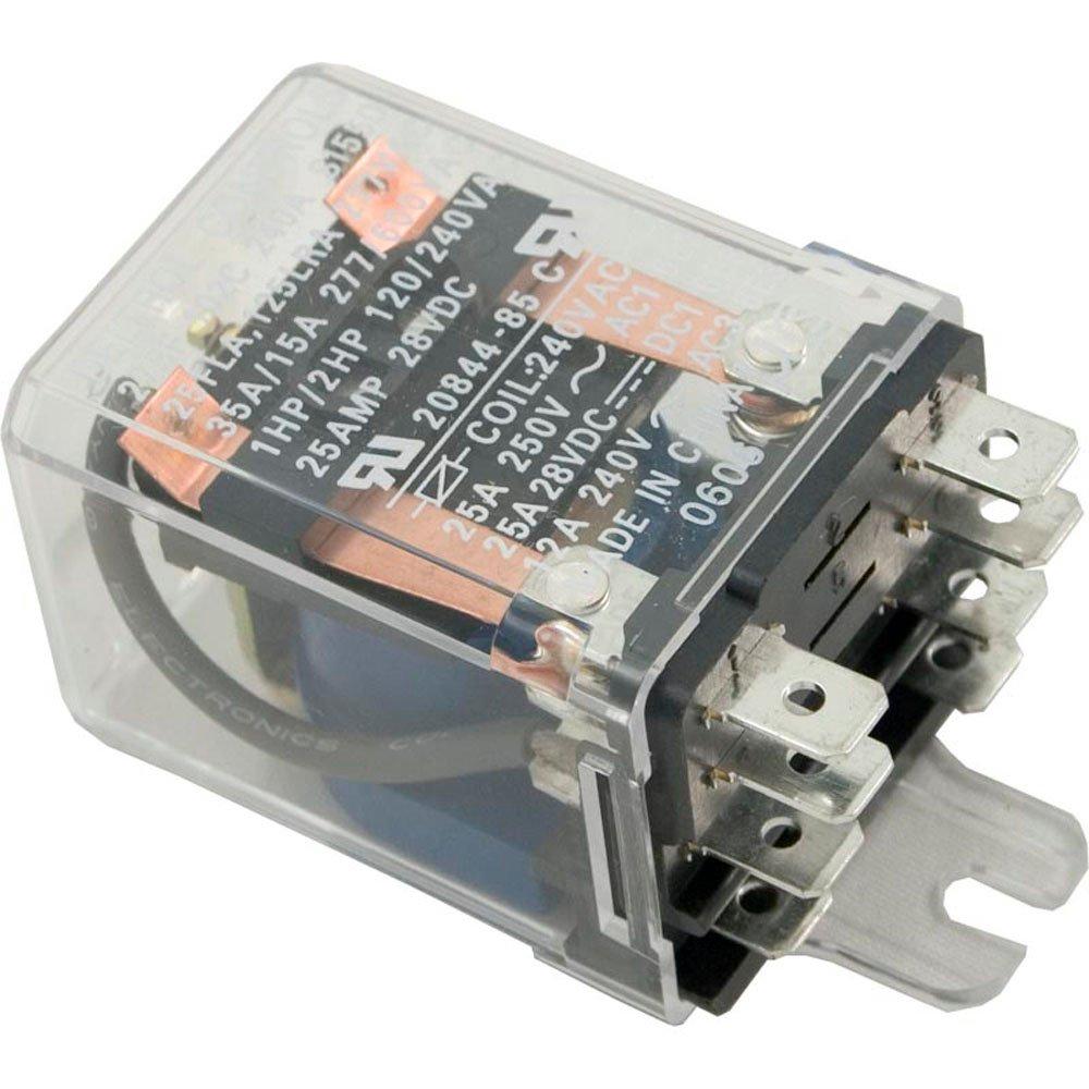 Deltrol Controls Relay Deltrol Controls DPDT 25a 230v Coil Dustcover