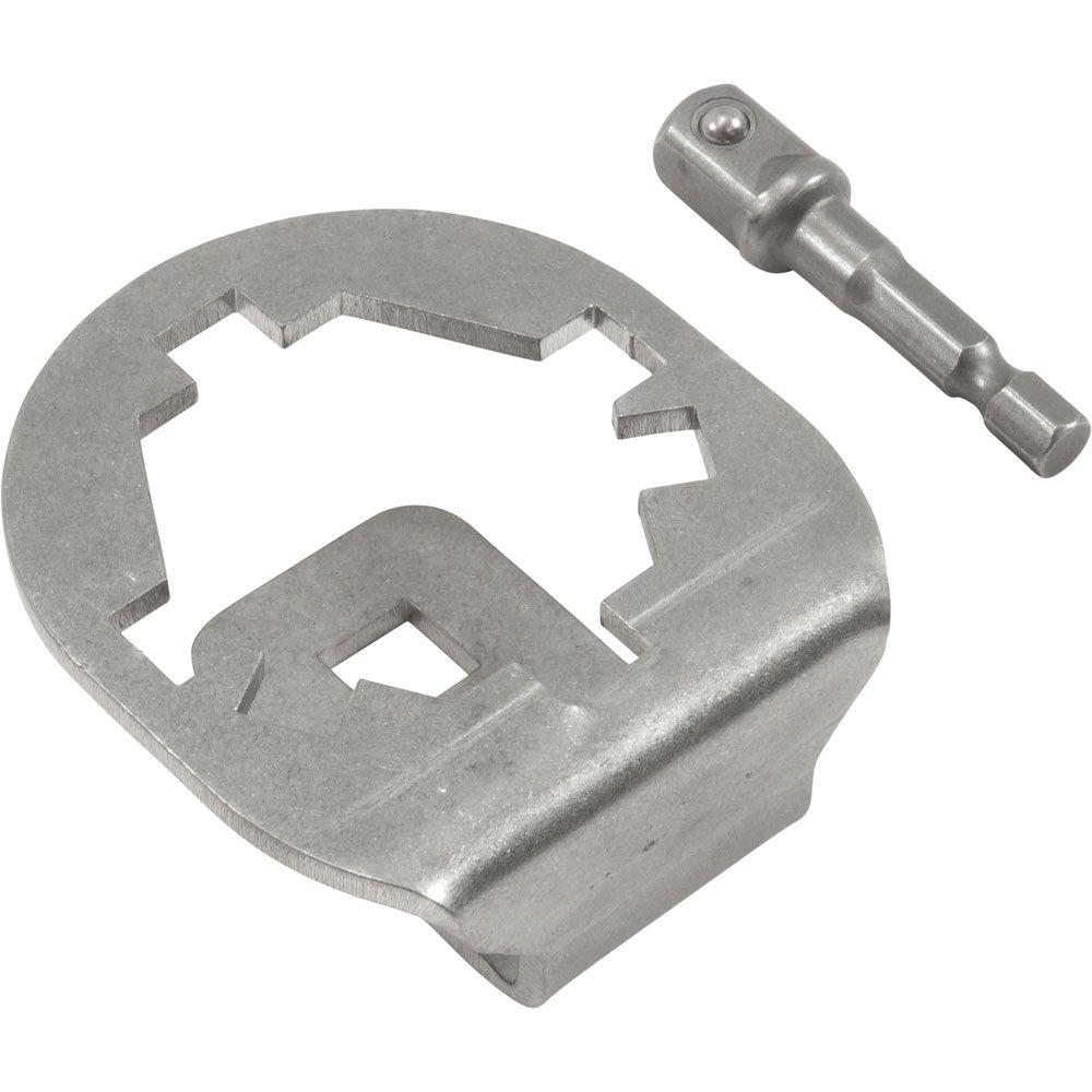 Multi-Tork Tool Socket 3 and 4-Lobe Clamp Knob Stainless Steel